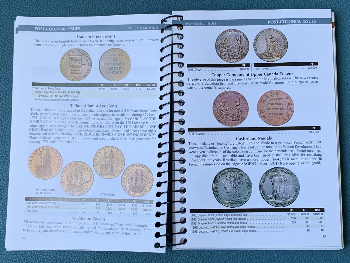 《竞宝斋》第189场-周日，周一 2场 (全场包邮) 美国2023年 美国币最新最权威 价格最接近时差价的目录 厚达465页