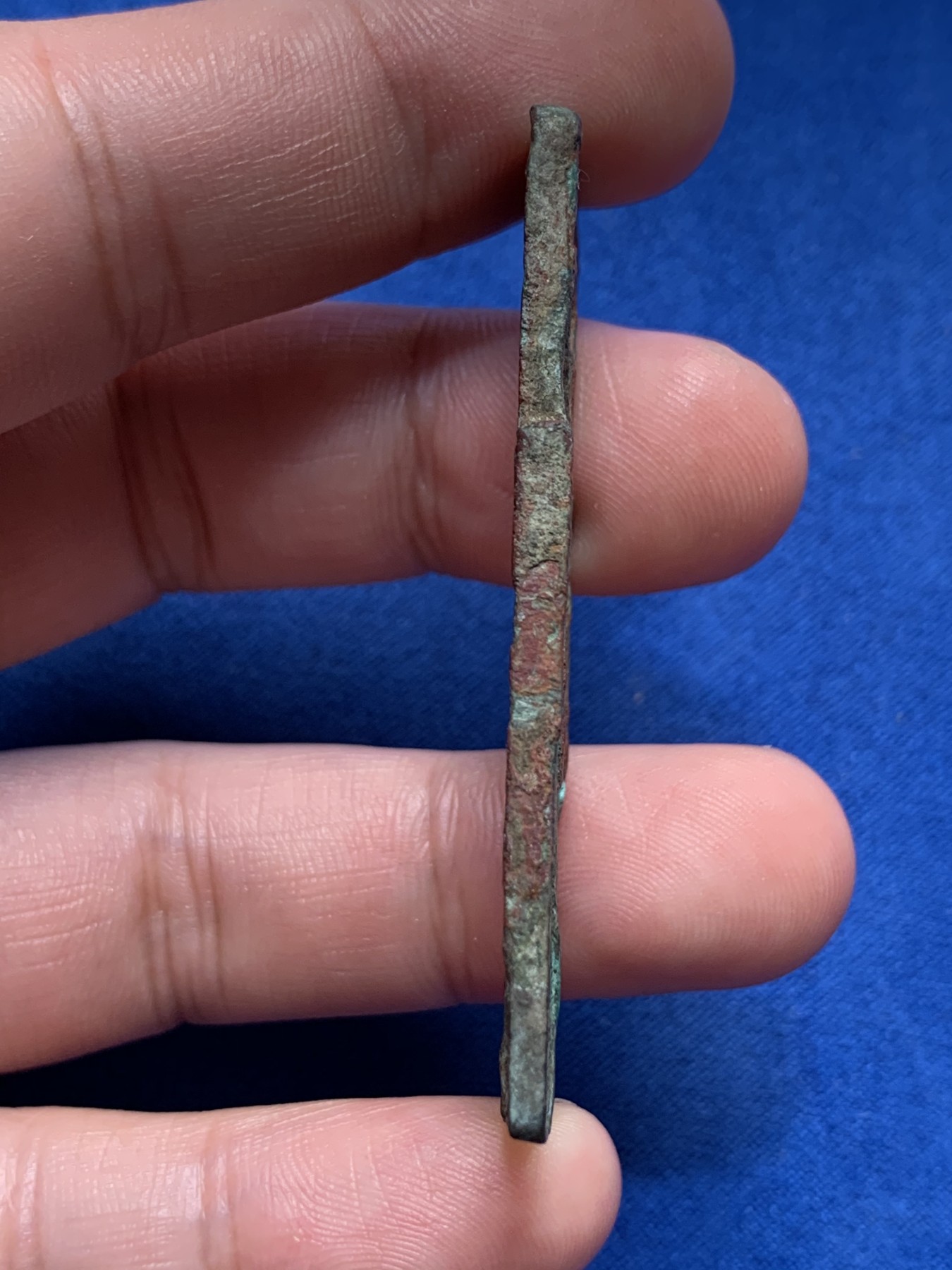 《竞宝斋》第189场-周日，周一 2场 (全场包邮) 西汉后新朝王莽货布，保真，美品市价1百美元+ 细节见图 15.6克