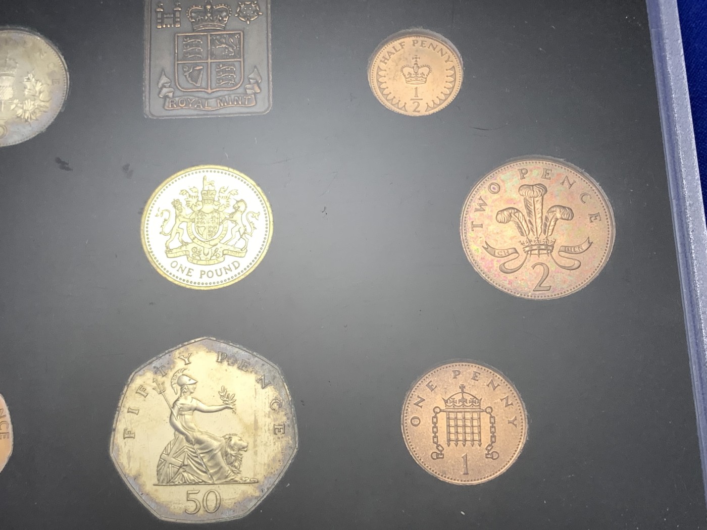 《竞宝斋》第189场-周日，周一 2场 (全场包邮) 英国1983年精制proof套币