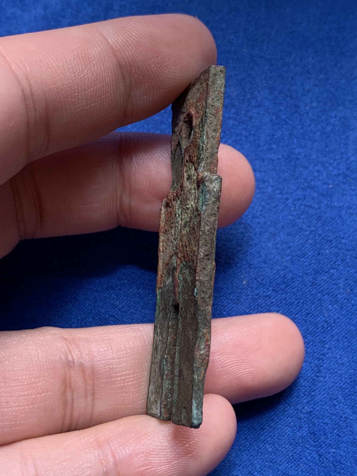 《竞宝斋》第189场-周日，周一 2场 (全场包邮) 西汉后新朝王莽货布，保真，美品市价1百美元+ 细节见图 15.6克