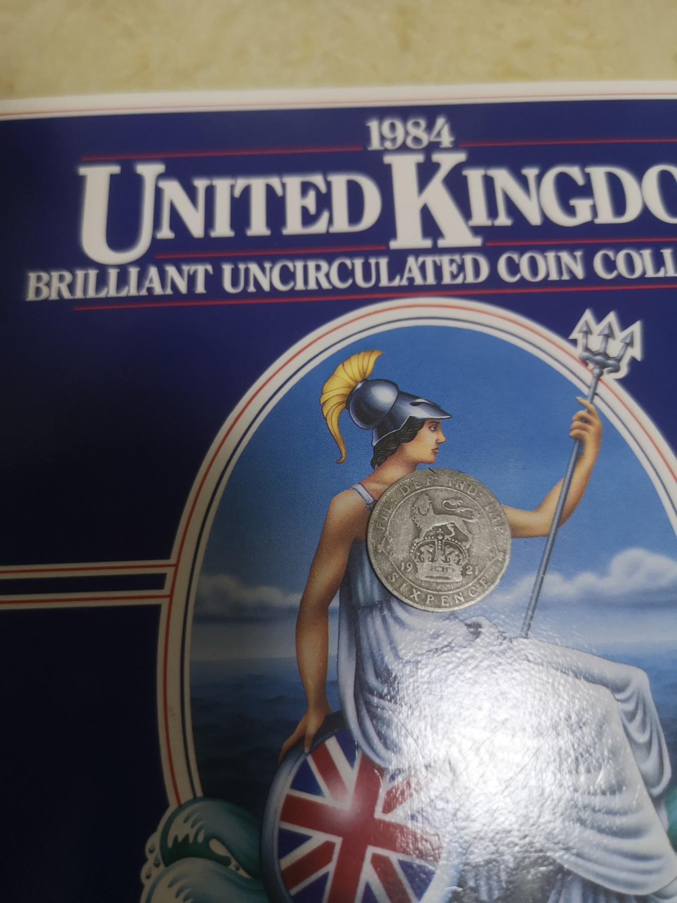 长老汇第30场威廉明娜老银币拍卖 1921英国乔治五世6便士银币