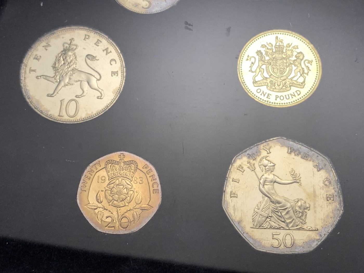 《竞宝斋》第189场-周日，周一 2场 (全场包邮) 英国1983年精制proof套币