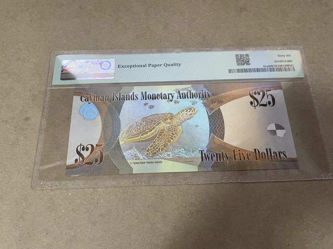 【Blue Auction】✨世界纸币精拍第360期【精】——Irish Free State 【首发无47 千位小号】开曼 2010年25元 PMG66EPQ 女王