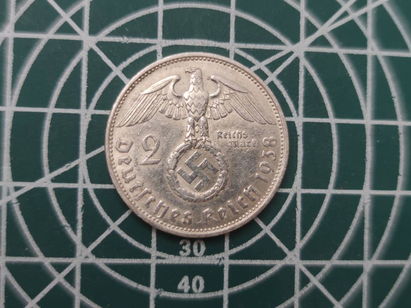 燕姐换藏第54场 1938年德国2马克银币