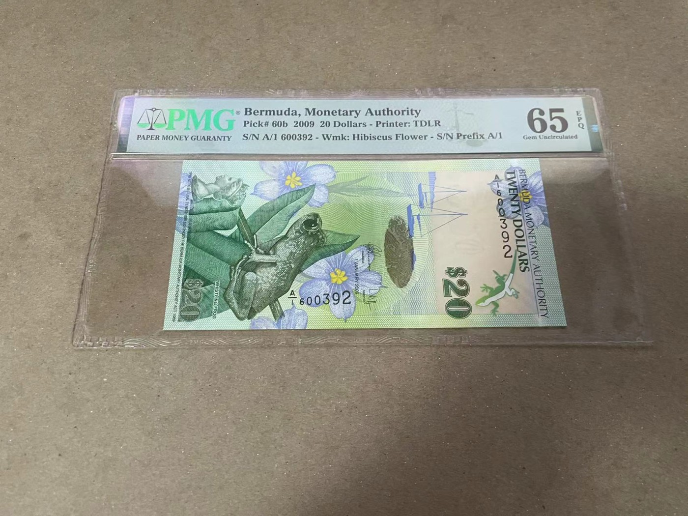 【Blue Auction】✨世界纸币精拍第360期【精】——Irish Free State 【A1冠无47】百慕大 2009年20元 PMG65EPQ 