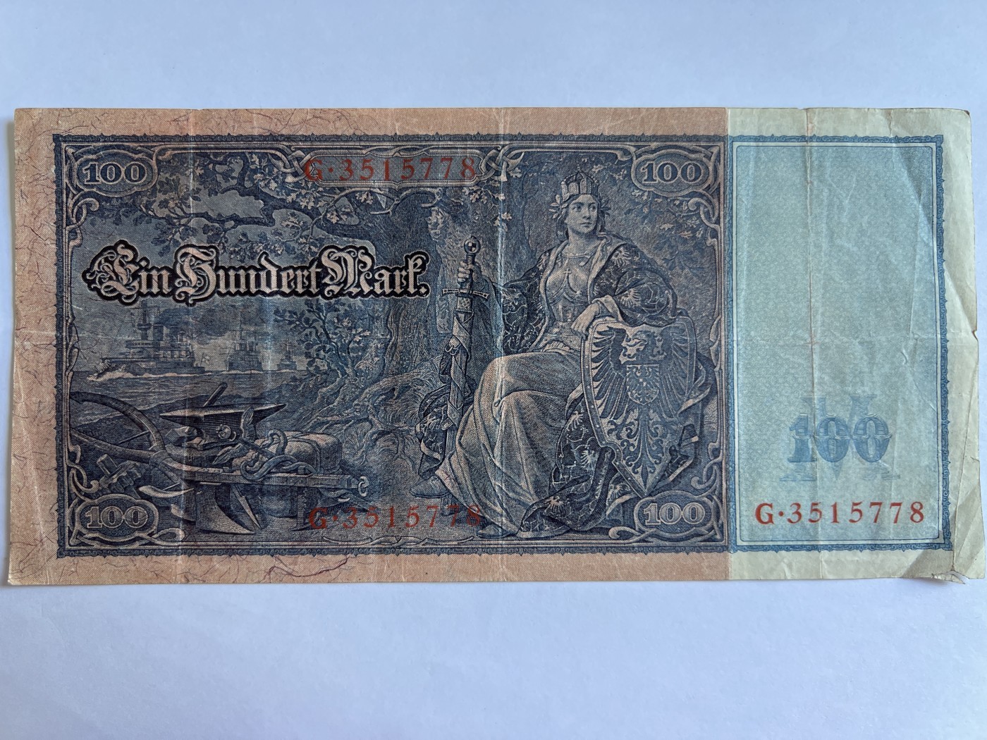 泡泡堂第380期 纸币、邮封专场 （无押金，捡漏，全场20包邮，偏远地区除外，接收代拍业务） 德国100马克