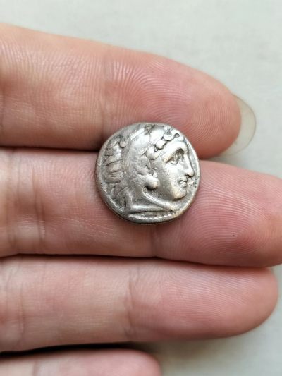 熊太乐钱币拍卖第1场 - 古希腊马其顿王国大力神一德拉克马银币