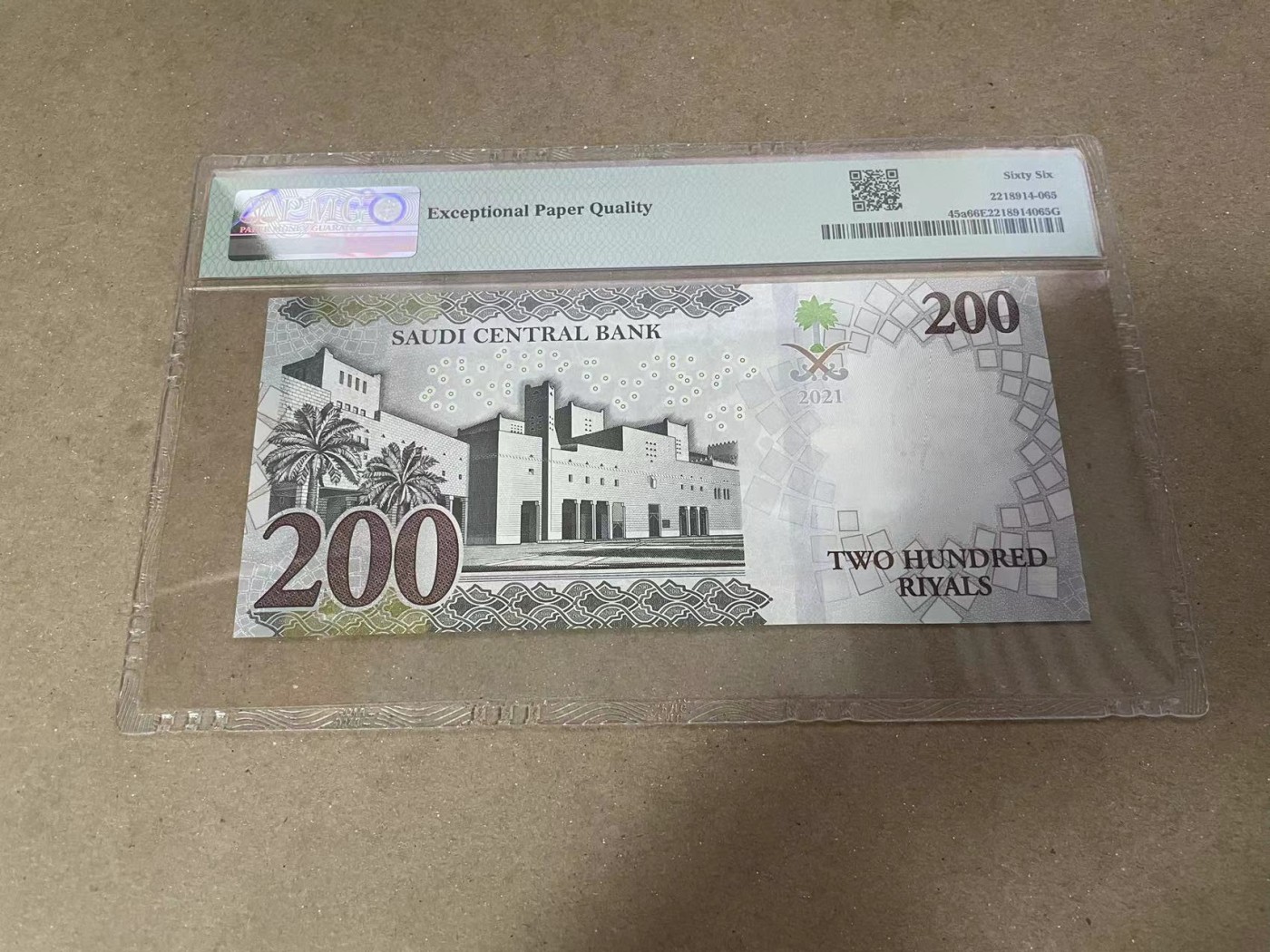 【Blue Auction】✨世界纸币精拍第360期【精】——Irish Free State 【A冠无47】沙特 2021年200里亚尔 PMG66EPQ 纪念钞