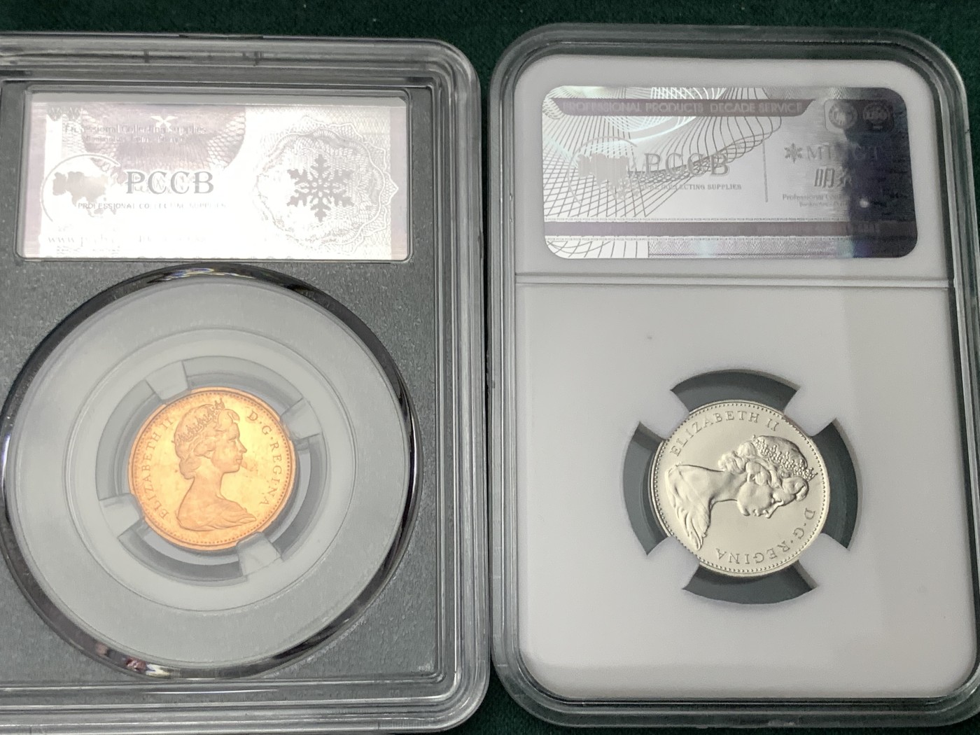 《竞宝斋》第190场-周日，周一 2场 (全场包邮) 加拿大1967年套币6枚，除1分为铜币，其余4枚为银币