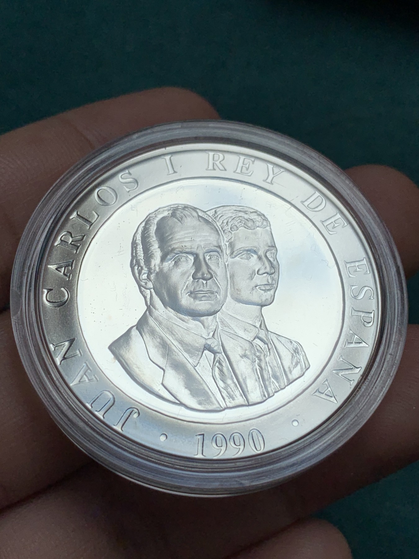 《竞宝斋》第190场-周日，周一 2场 (全场包邮) 西班牙1992年 巴塞罗那奥运射箭 2000比塞塔精制大银币 27克 925银 木盒