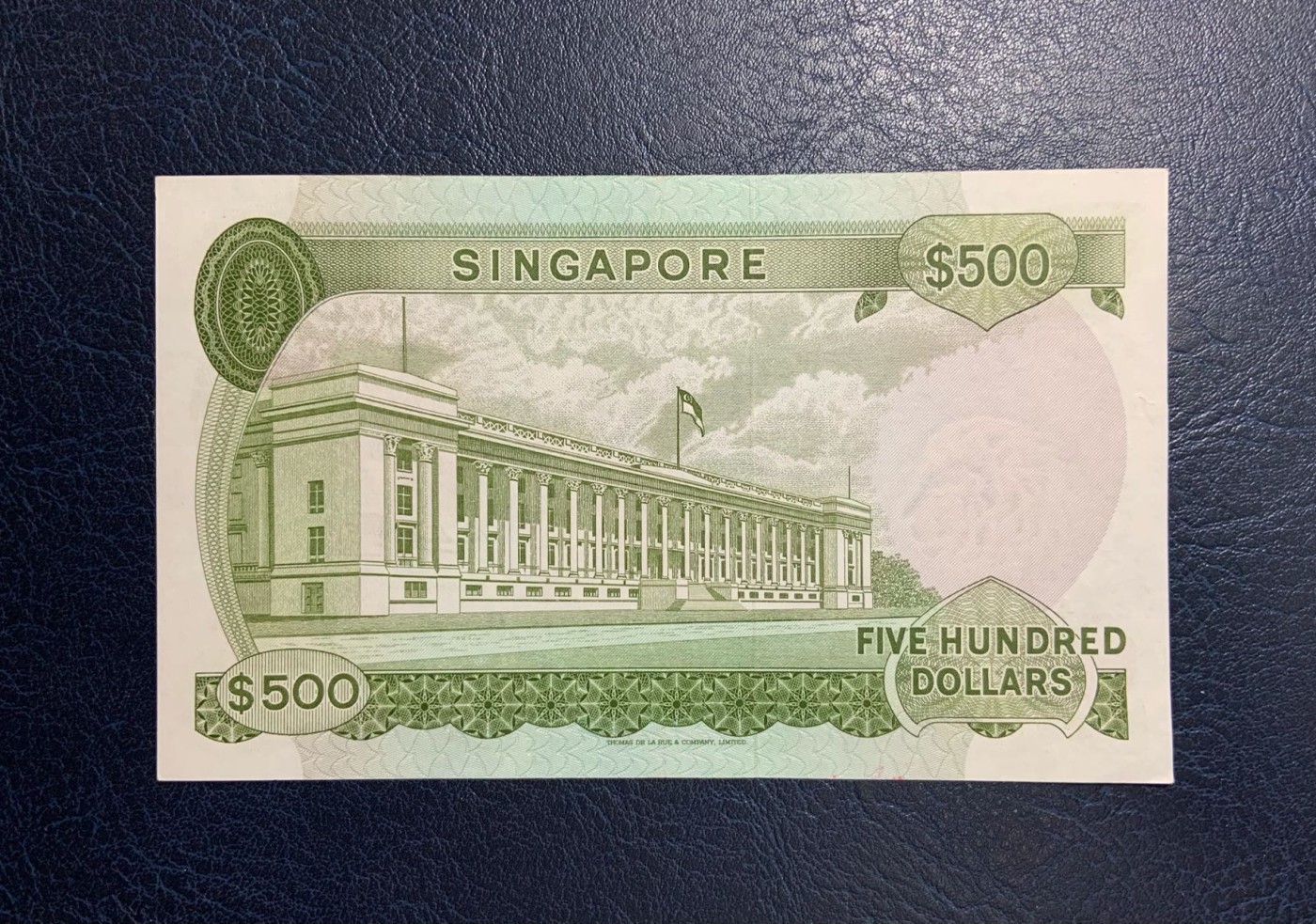 收藏联盟Quantum Auction 第281期拍卖  新加坡1972年胡姬花版500元 品相AU- 首发A/1冠 无347 (该面值在此pick中无其它版次，稀少)