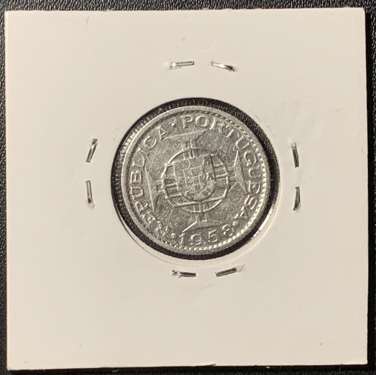 紫瑗钱币——第296期拍卖 东帝汶 1958年 3埃斯库多 3.5克 0.65银