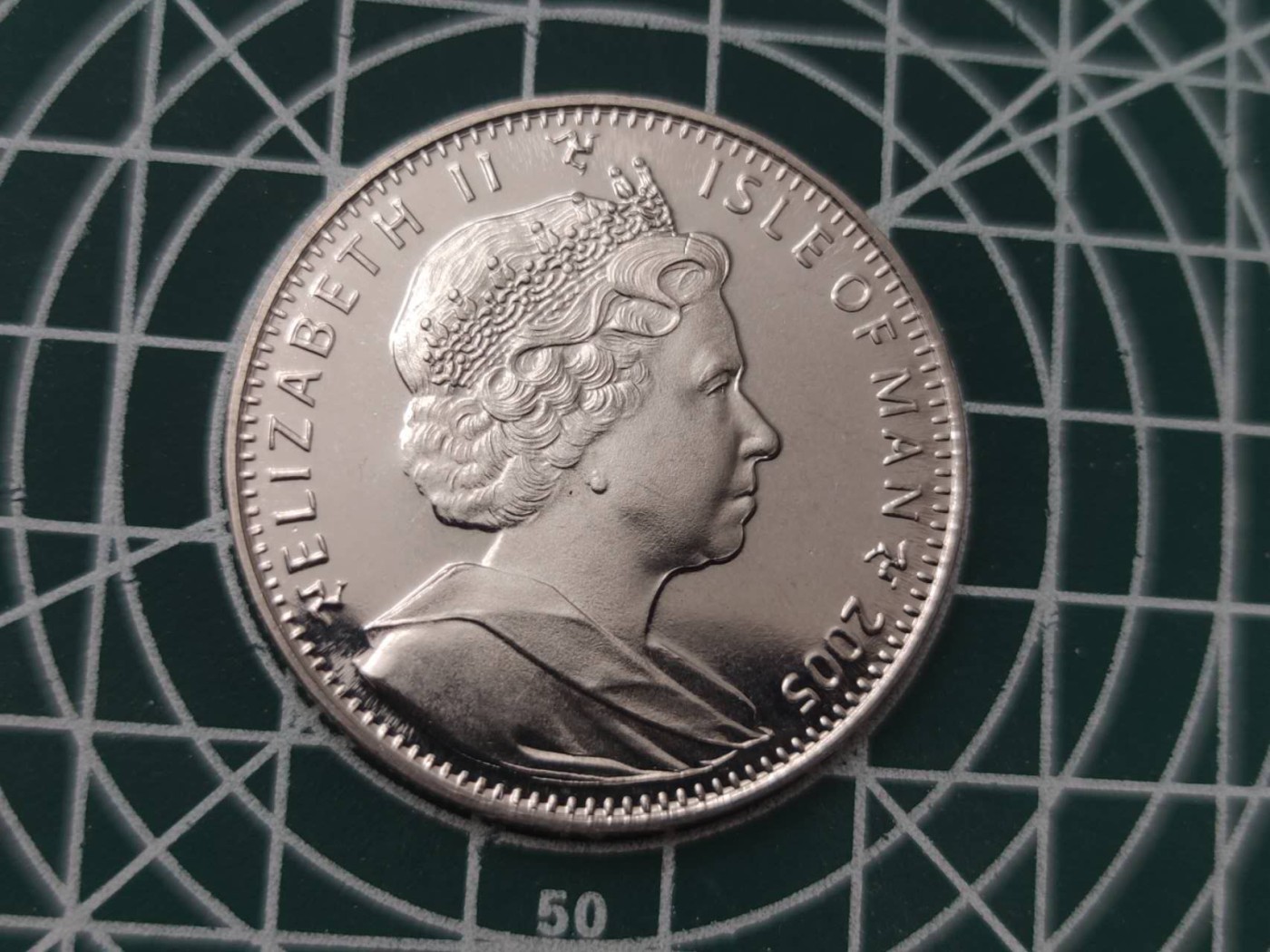 燕姐换藏第54场 2005年马恩岛1805英国海战胜利一镑