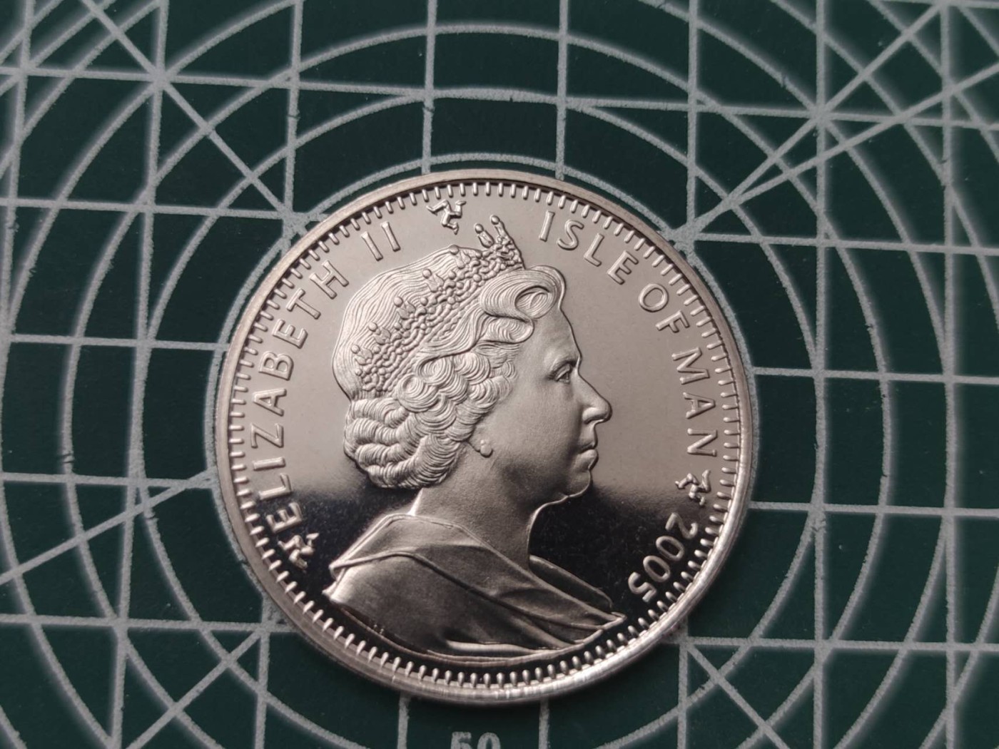 燕姐换藏第54场 2005年英属马恩岛1805英国舰队击败西法联合舰队一镑