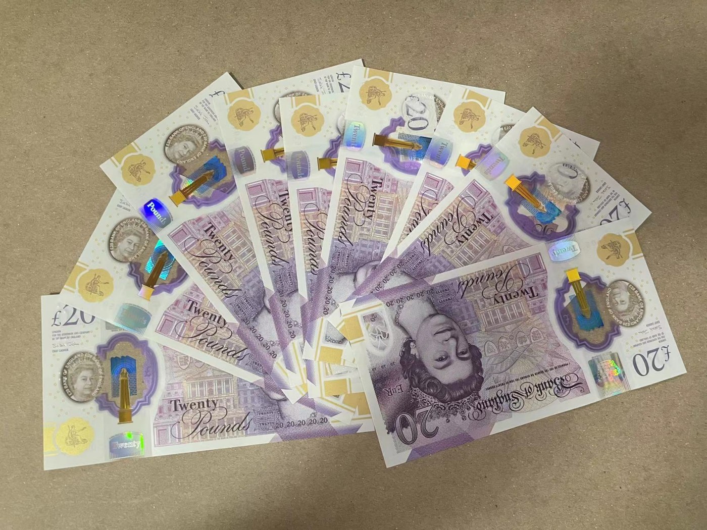 【Blue Auction】✨世界纸币精拍第360期【精】——Irish Free State 【一组9张】英国 新版20镑 塑料钞 全新UNC