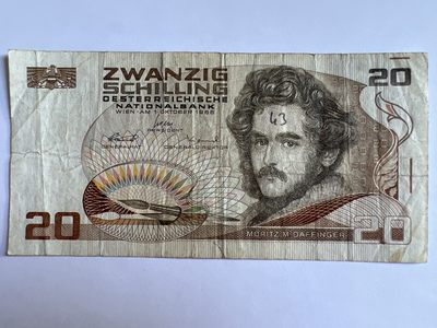 第422期 纸币专场 （无押金，捡漏，全场20包邮，偏远地区除外，接收代拍业务） - 奥地利20先令