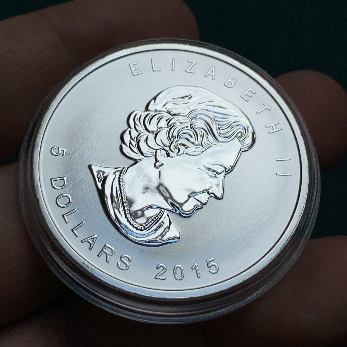 《竞宝斋》第190场-周日，周一 2场 (全场包邮) 加拿大 2015年 猛禽系列 1盎司银币 31.1克 9999银 少见品种