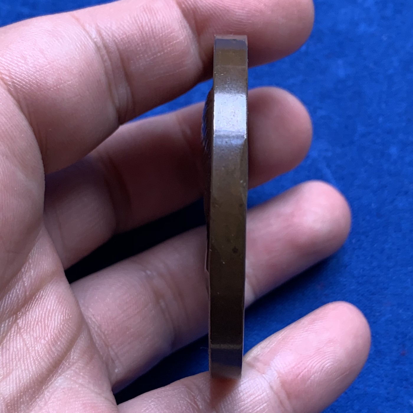 《竞宝斋》第190场-周日，周一 2场 (全场包邮) 伦敦艺术联盟 1876年铜章作品23号，主题：特纳（Turner）55mm，作者：L.C.Wyon 90克 大规格