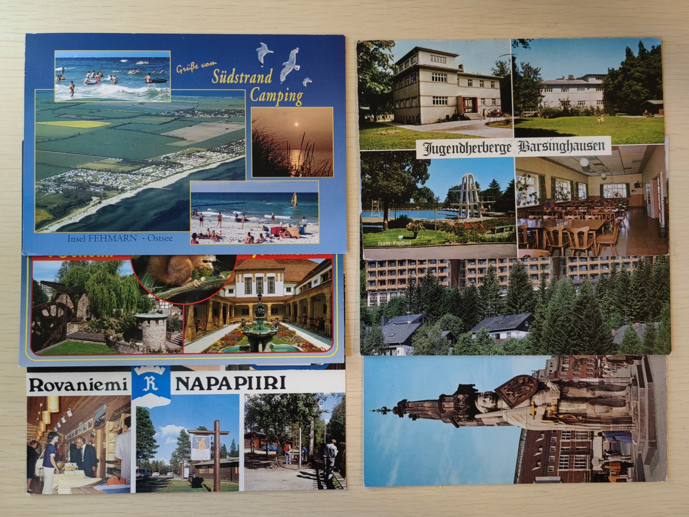 老掉牙明信片组合专场（10年代至00年代） 城市的摄影（实寄封）