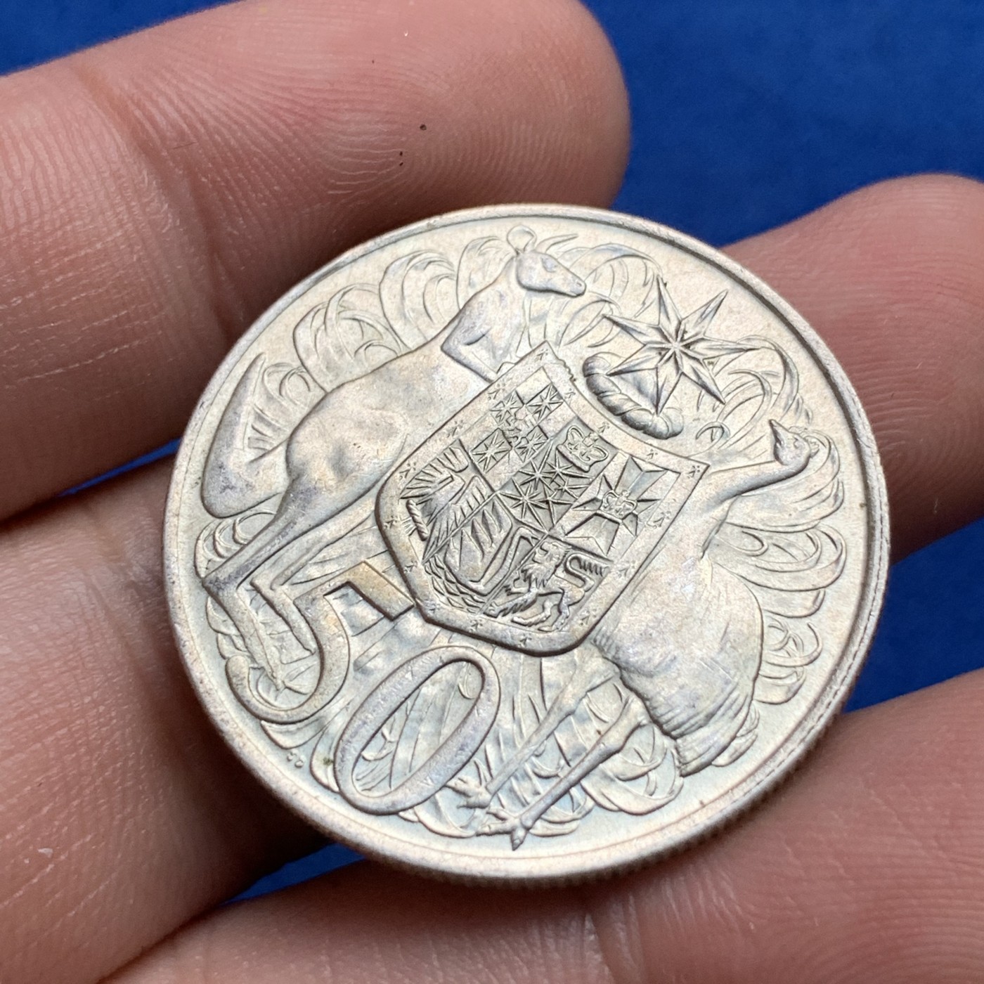 《竞宝斋》第190场-周日，周一 2场 (全场包邮) 澳大利亚1966年伊丽莎白二世50分银币