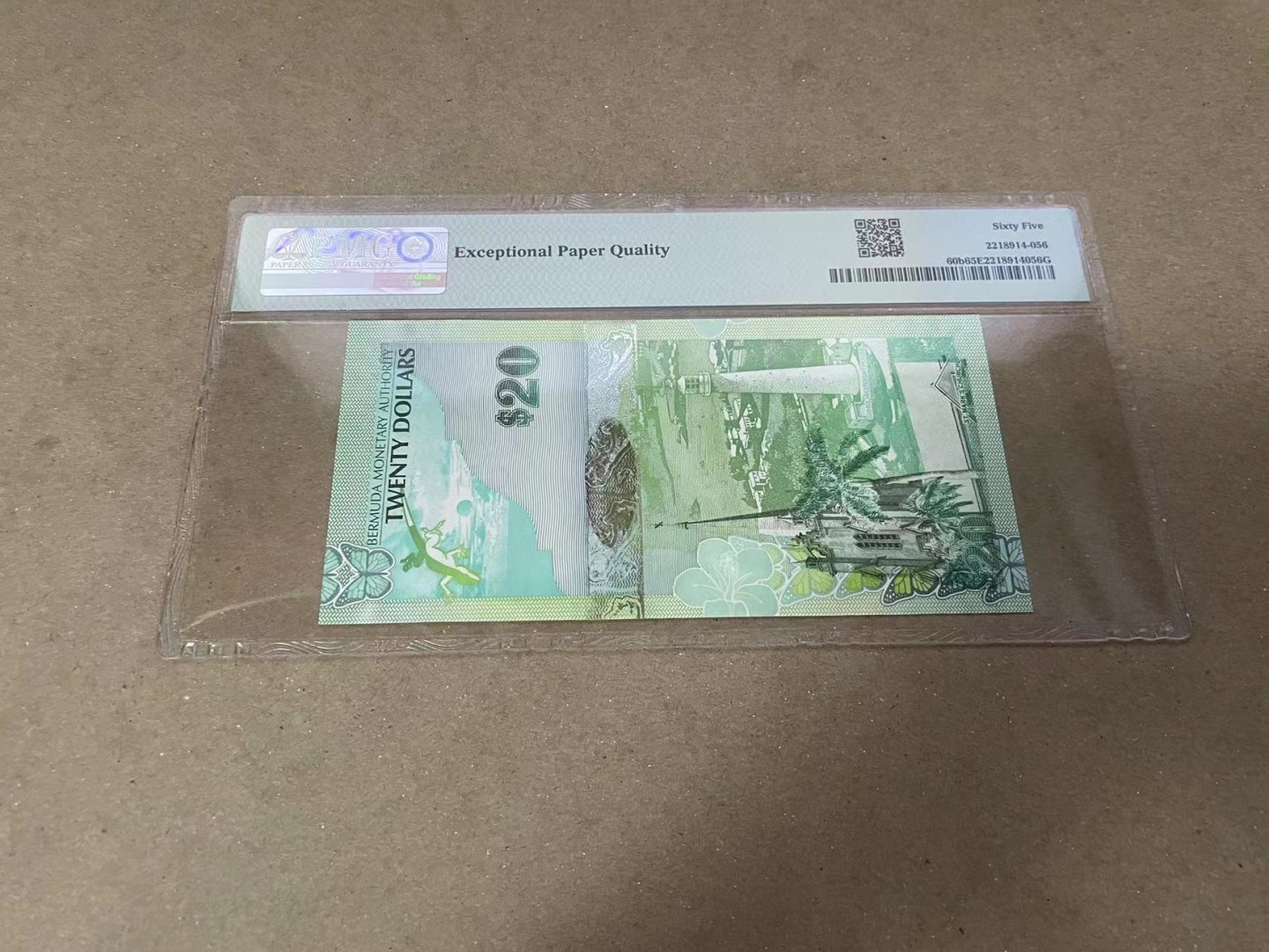 【Blue Auction】✨世界纸币精拍第360期【精】——Irish Free State 【A1冠无47】百慕大 2009年20元 PMG65EPQ 