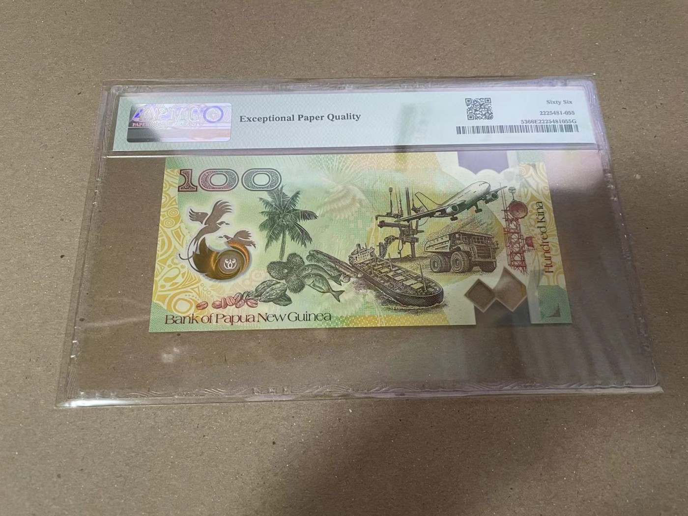 【Blue Auction】✨世界纸币精拍第360期【精】——Irish Free State 【AA无47】巴布亚新几内亚 2018年100基纳 PMG66EPQ 纪念钞