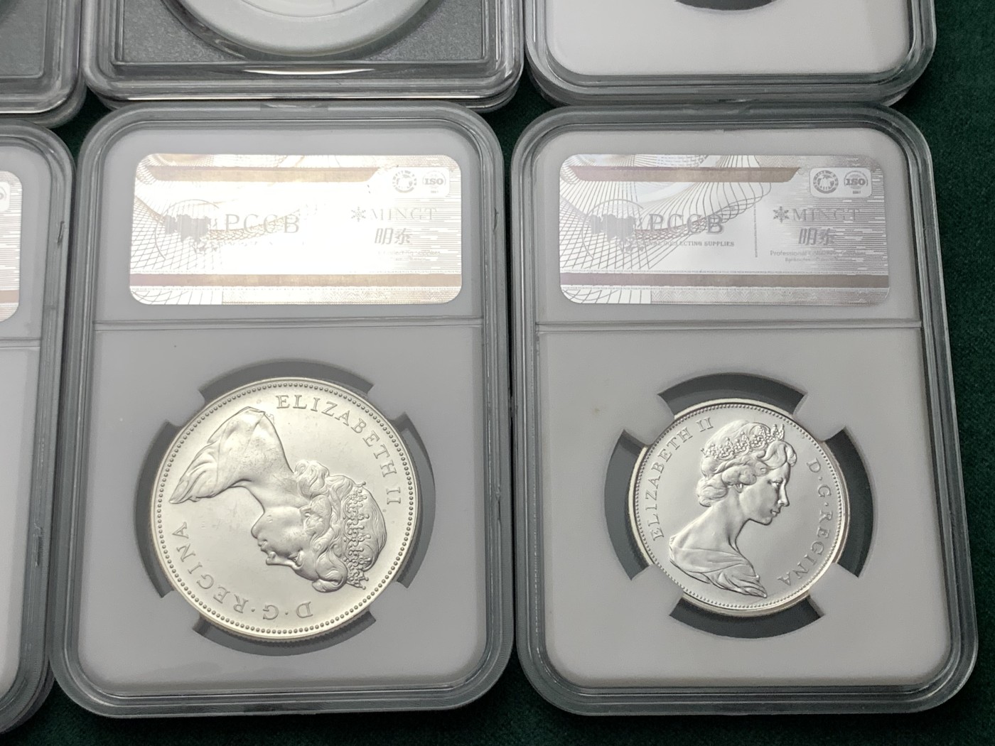 《竞宝斋》第190场-周日，周一 2场 (全场包邮) 加拿大1967年套币6枚，除1分为铜币，其余4枚为银币