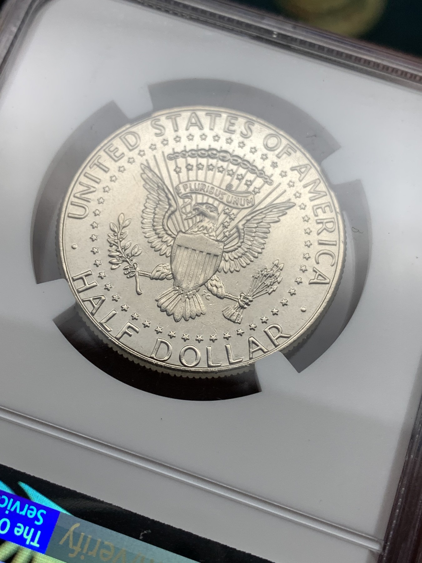 《竞宝斋》第190场-周日，周一 2场 (全场包邮) NGC-SAMPLE 美国2019年肯尼迪50美分展会纪念币