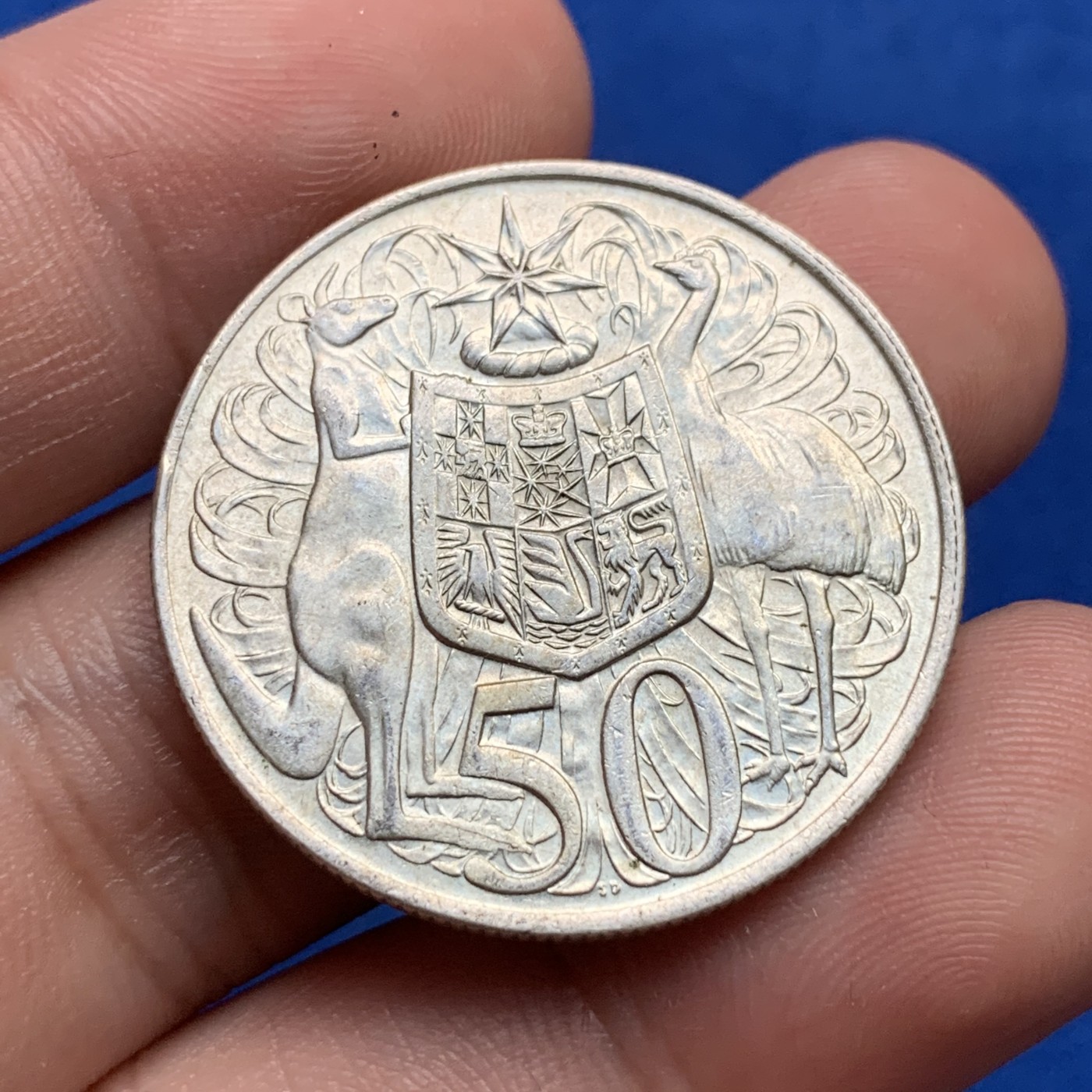 《竞宝斋》第190场-周日，周一 2场 (全场包邮) 澳大利亚1966年伊丽莎白二世50分银币