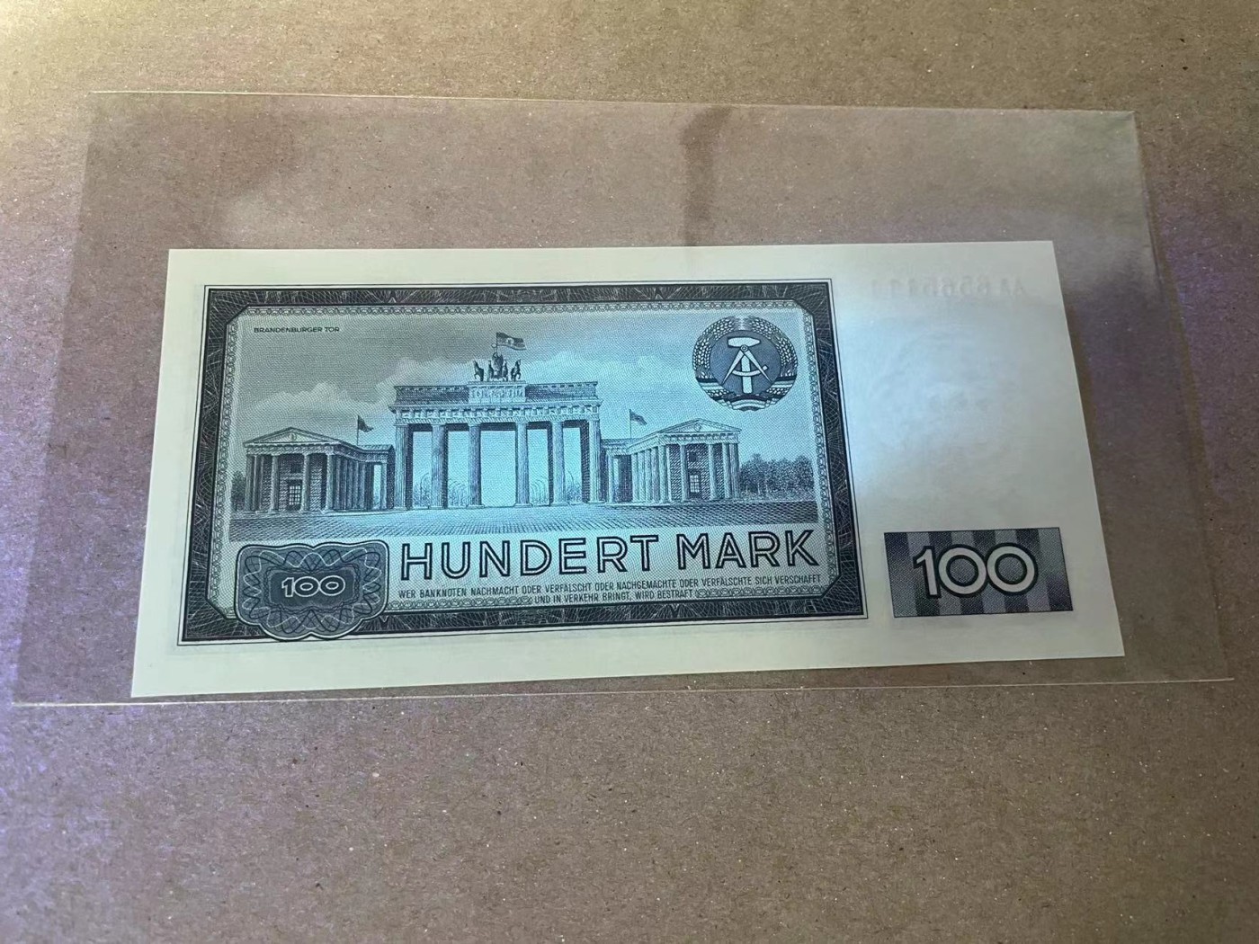 【Blue Auction】✨世界纸币精拍第360期【精】——Irish Free State 【AA冠111豹子号无47】德国 1964年100马克 马克思 全新UNC