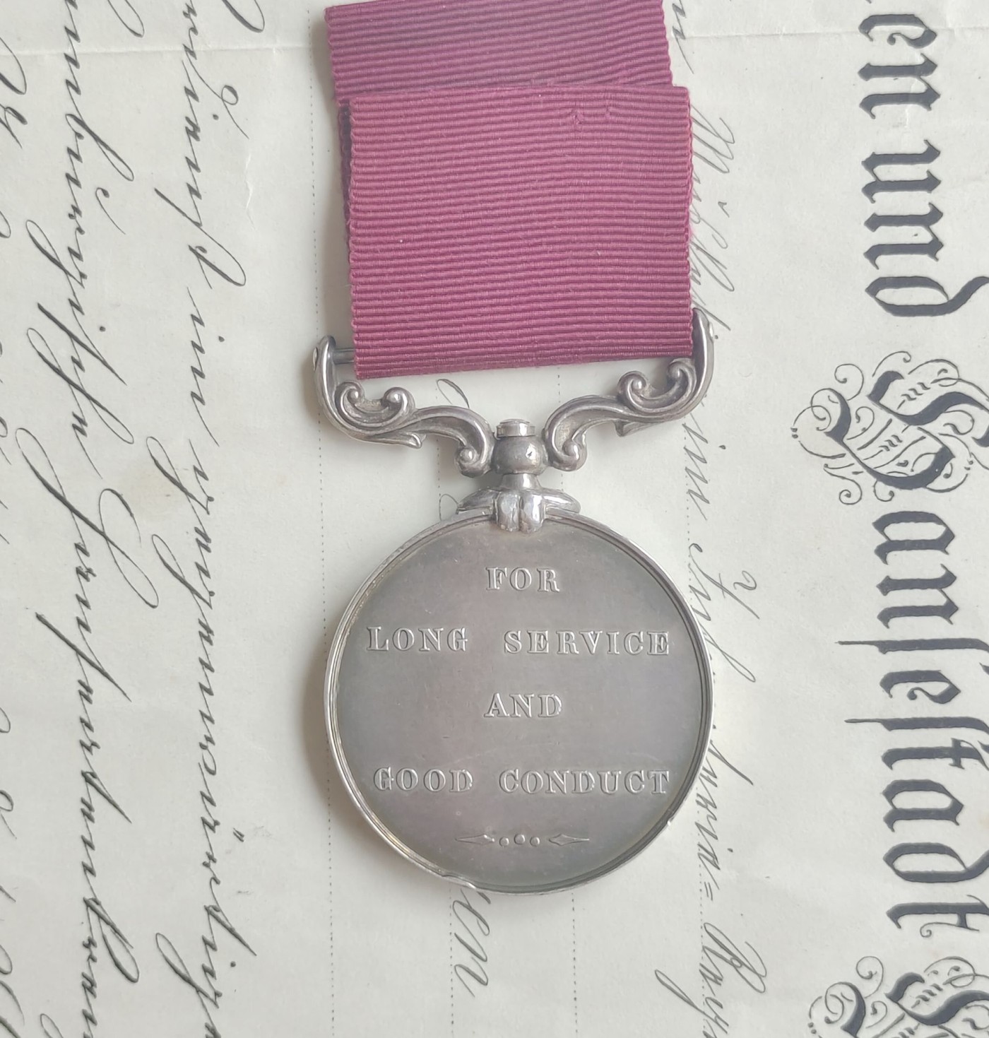 老威廉第四次麦稀奇拍卖 英国陆军长期服务和品行良好奖章