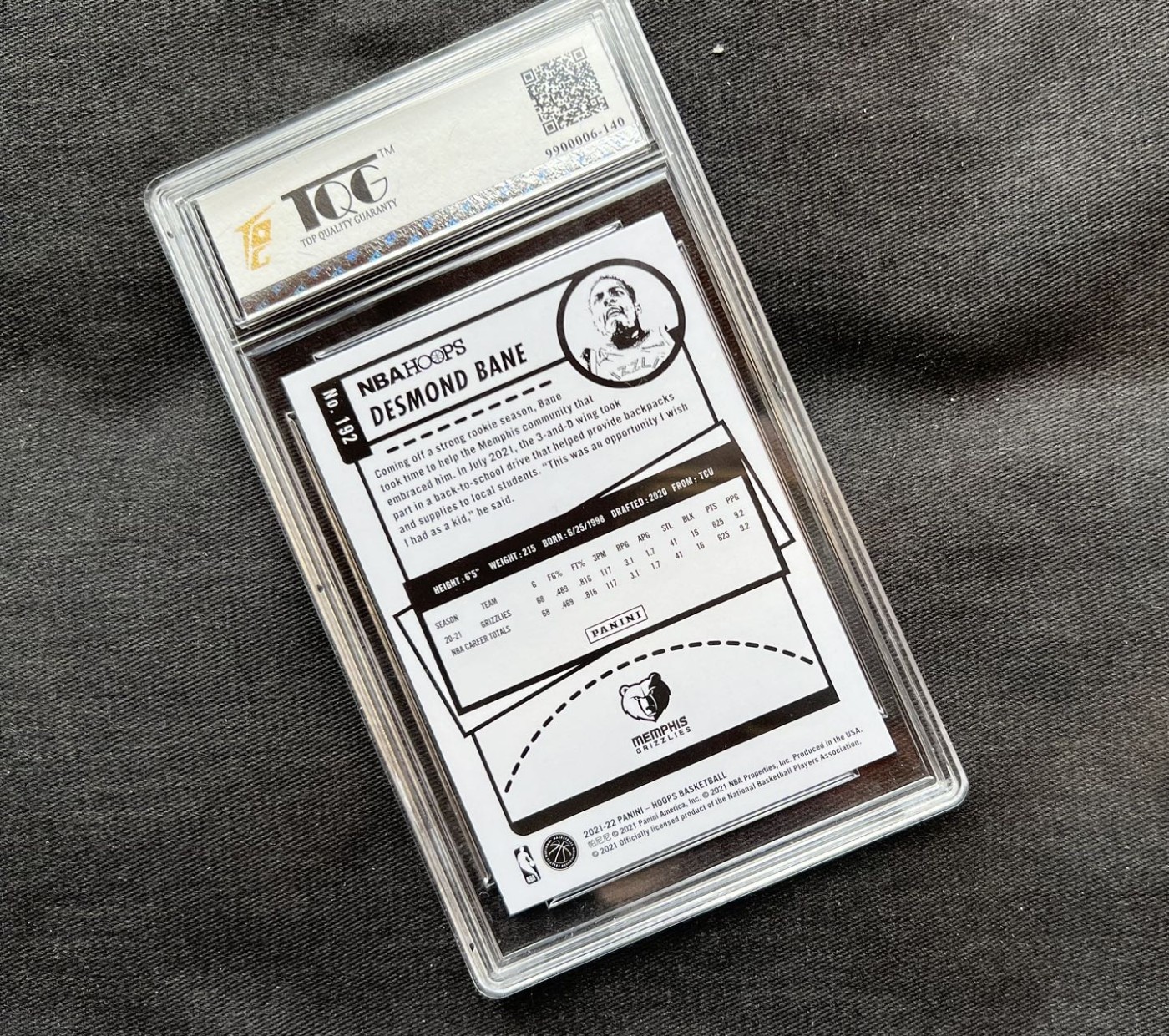 【随心卡拍】【直播】收藏卡拍卖第三期【中福专场】 【TQG评级】帕尼尼 球星卡 德斯蒙德 贝恩