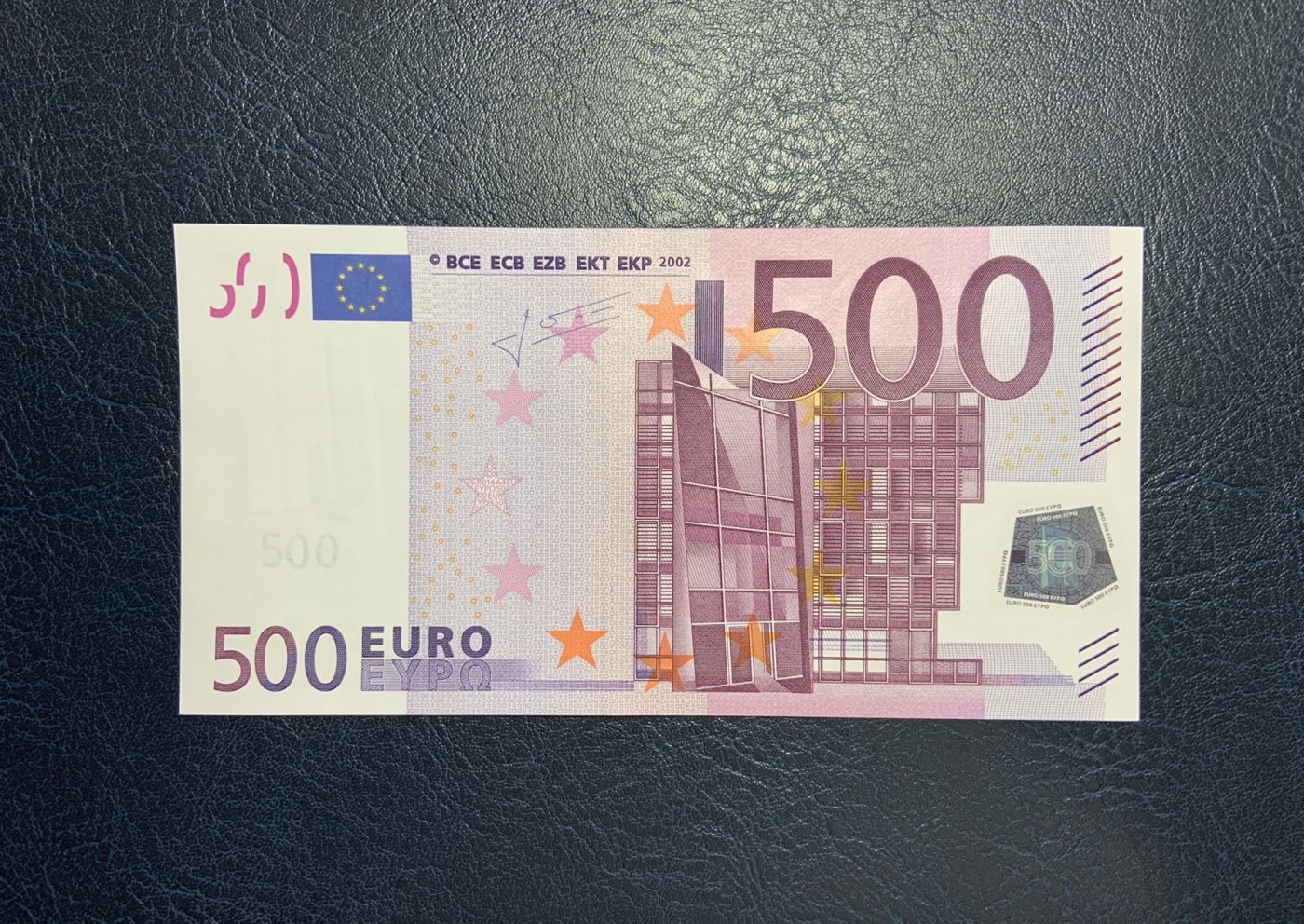 收藏联盟Quantum Auction 第282期拍卖 “多水之乡”-法属圭亚那 欧盟国家德国2002年500欧元 品相全新UNC 全程无4 已经停止发行并逐渐回收