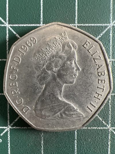 泡泡堂第380期 硬币专场 （无押金，捡漏，全场20包邮，偏远地区除外，接收代拍业务） - 英国50便士