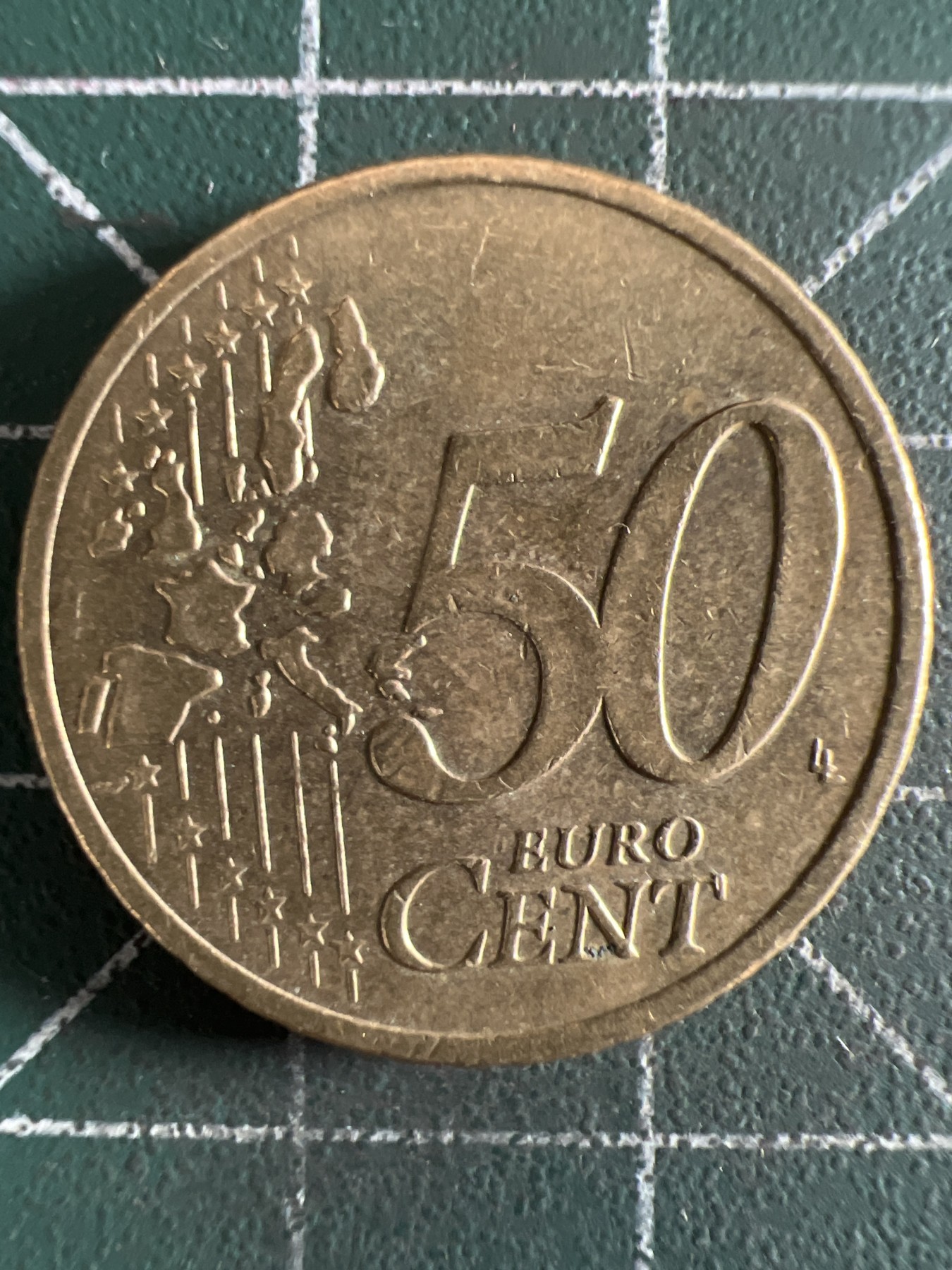 泡泡堂第380期 硬币专场 （无押金，捡漏，全场20包邮，偏远地区除外，接收代拍业务） 德国50欧分