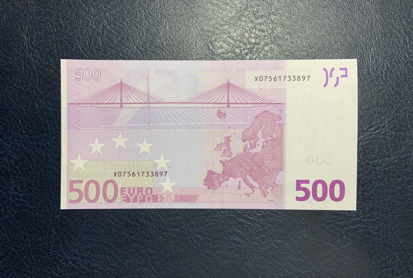 收藏联盟Quantum Auction 第282期拍卖 “多水之乡”-法属圭亚那 欧盟国家德国2002年500欧元 品相全新UNC 全程无4 已经停止发行并逐渐回收