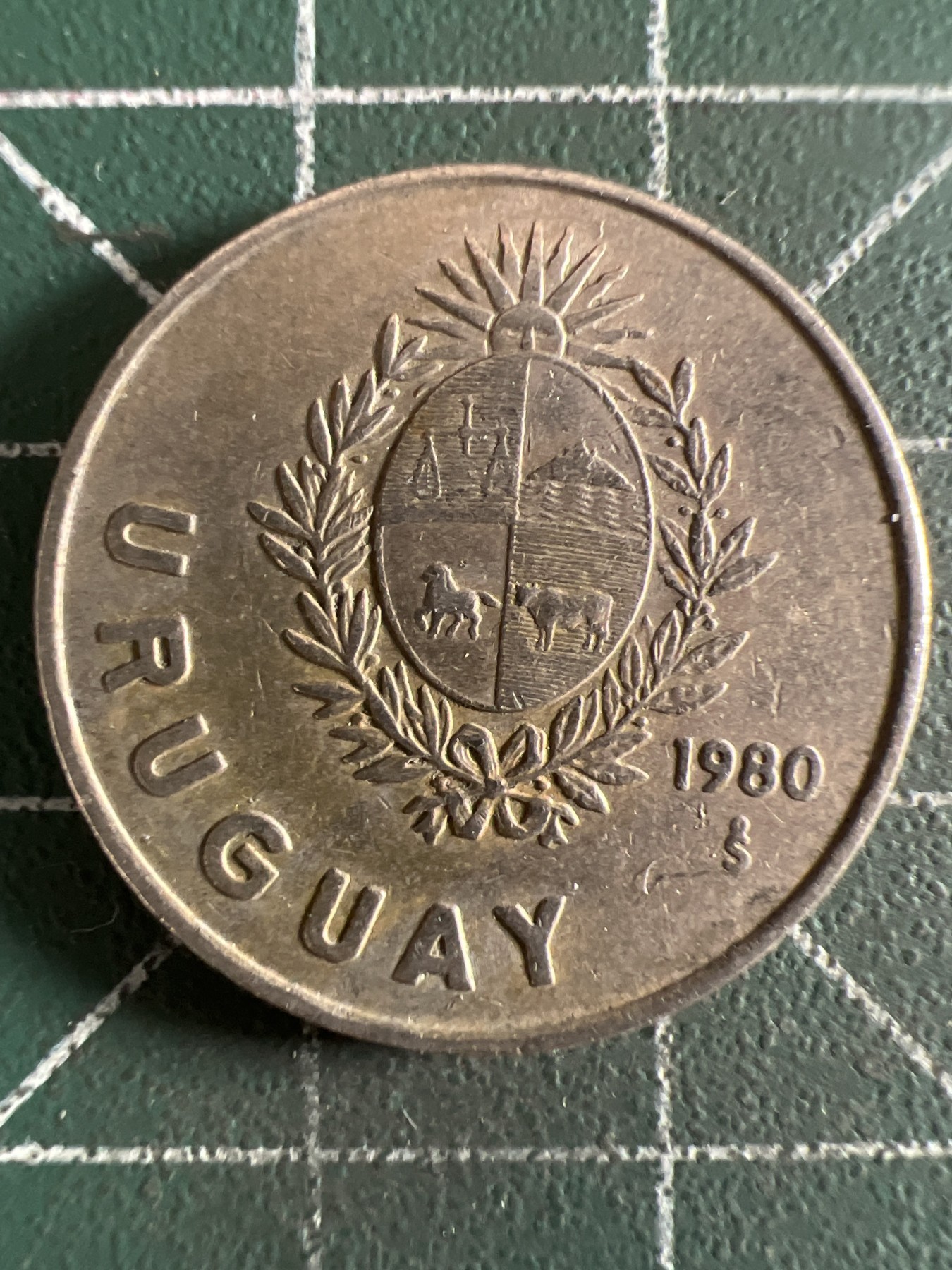 第402期 硬币专场 （无押金，捡漏，全场20包邮，偏远地区除外，接收代拍业务） 乌拉圭1比索