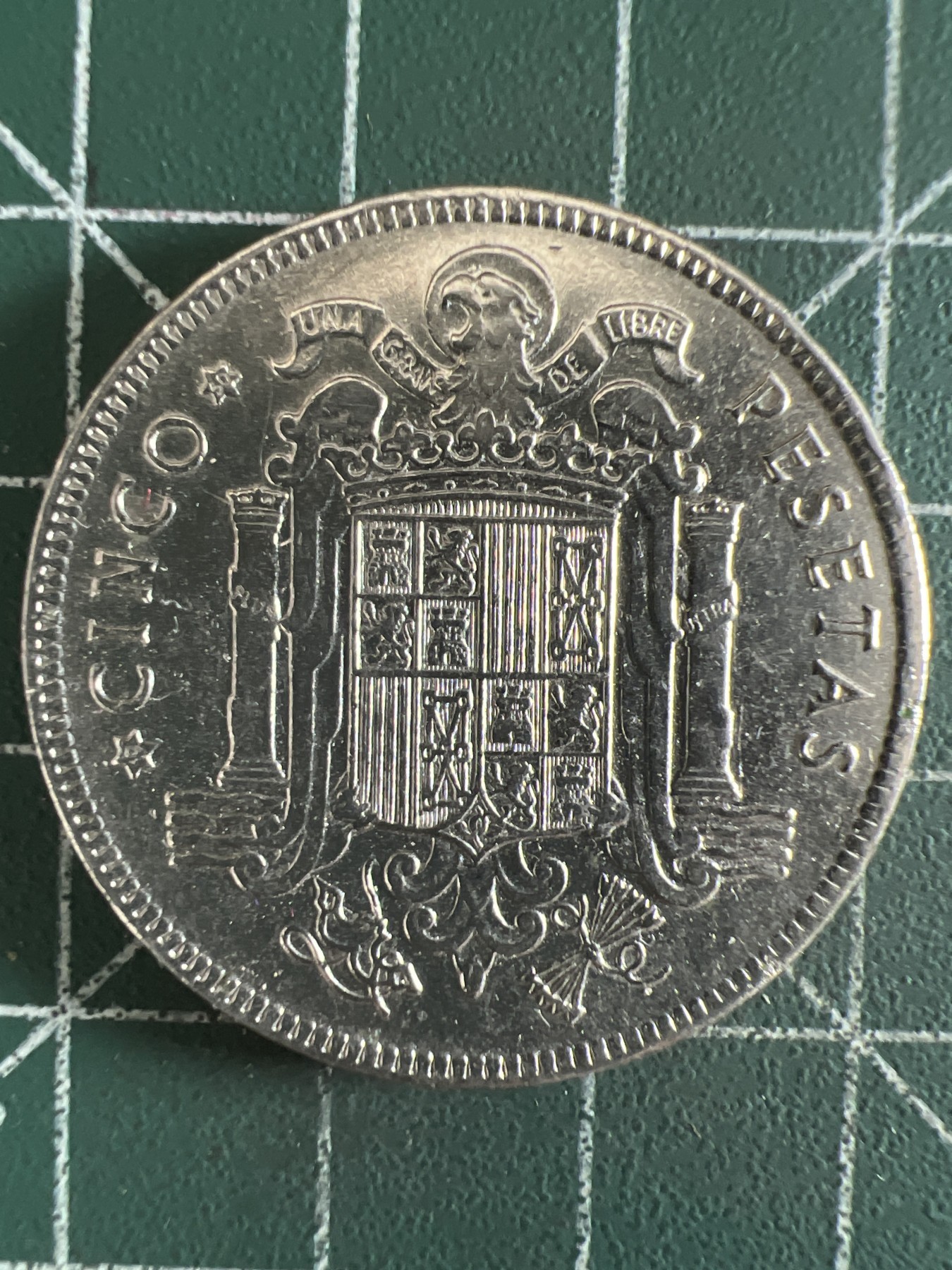 泡泡堂第382期 硬币专场 （无押金，捡漏，全场20包邮，偏远地区除外，接收代拍业务） 西班牙5比塞塔