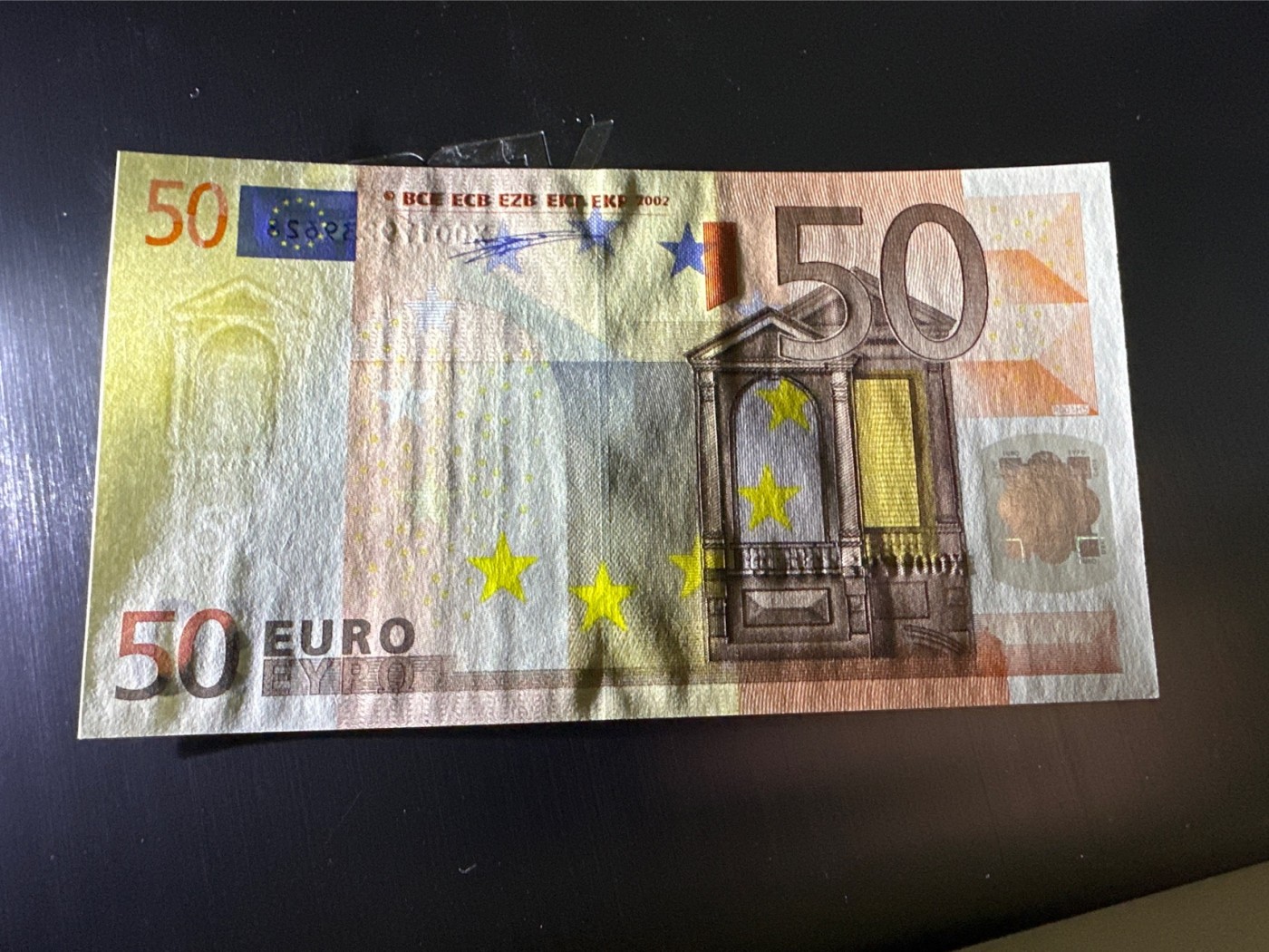 《外钞收藏家》第二百九十一期（荷兰比利时卢森堡欧元专场）（连拍第二场） 2002年50欧元首签，德国X字冠 全新UNC