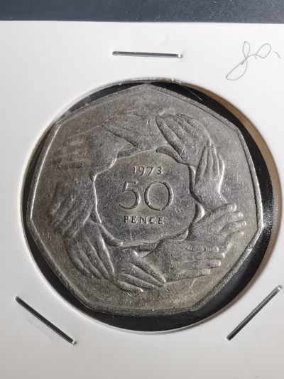 沼泽如烟--第80场 - 英国1973年50便士入欧纪念