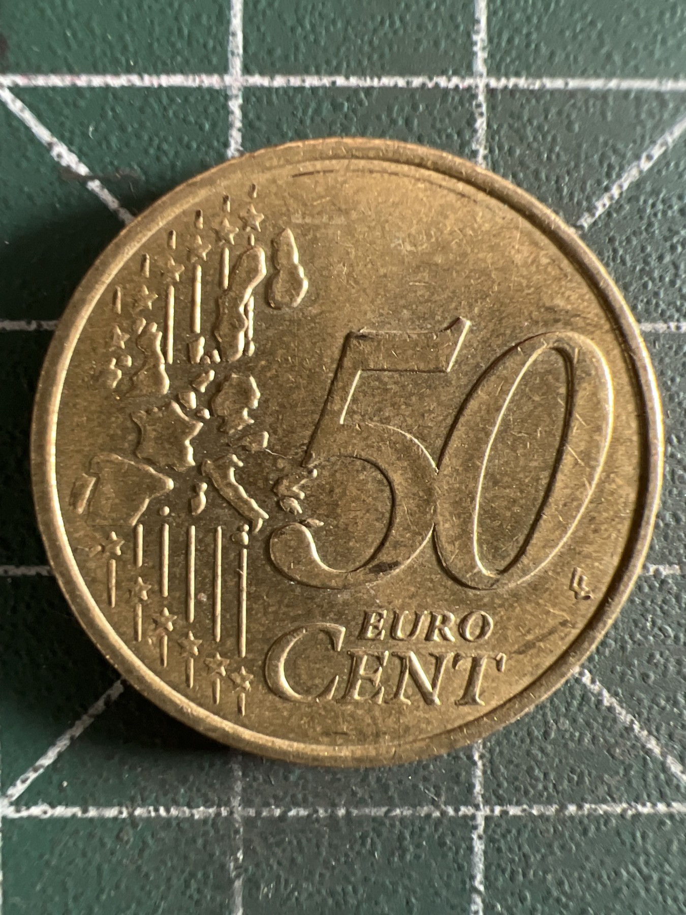 泡泡堂第381期 硬币专场 （无押金，捡漏，全场20包邮，偏远地区除外，接收代拍业务） 法国50欧分