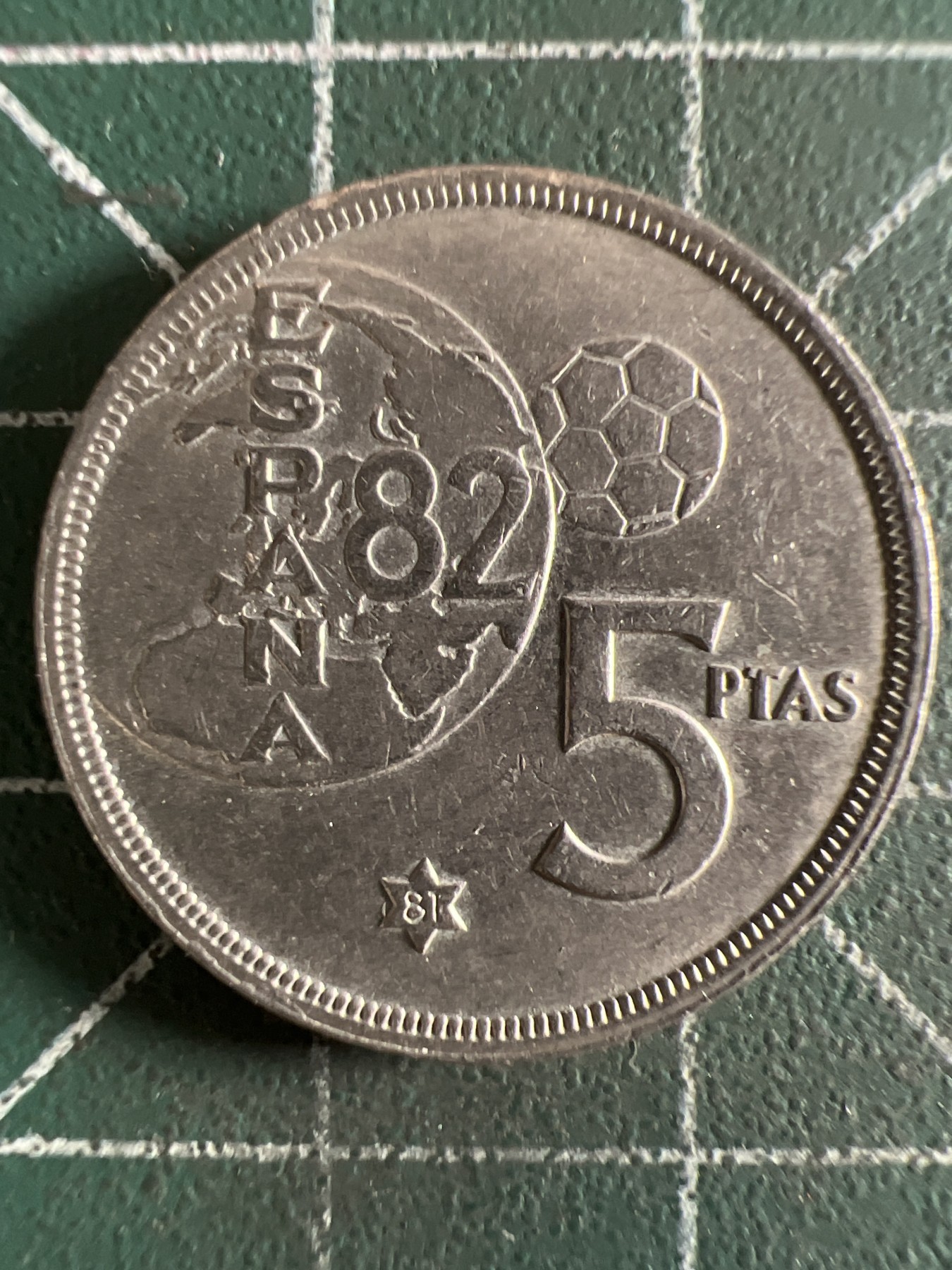 第401期 硬币专场 （无押金，捡漏，全场20包邮，偏远地区除外，接收代拍业务） 西班牙5比塞塔纪念币