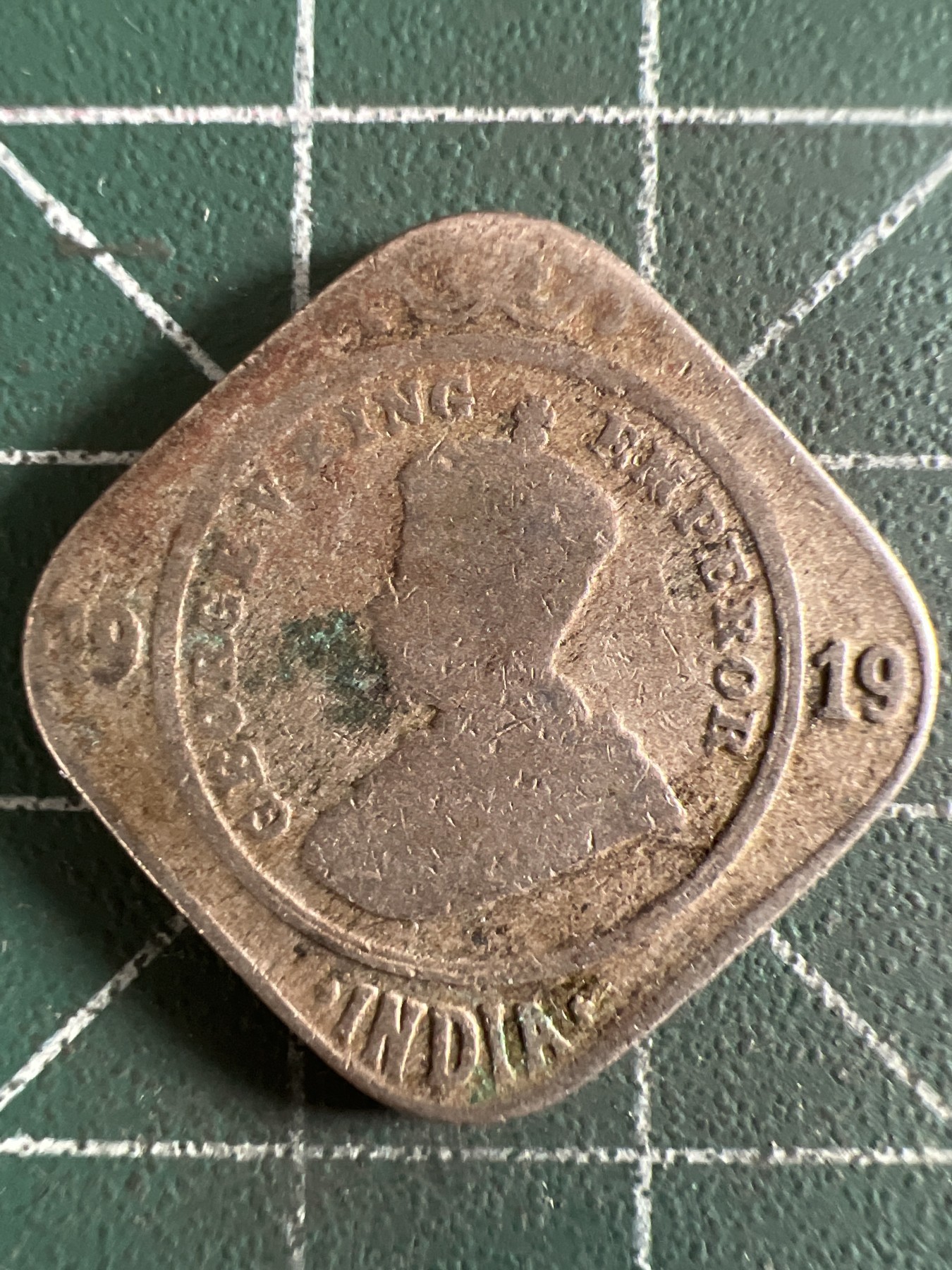 泡泡堂第380期 硬币专场 （无押金，捡漏，全场20包邮，偏远地区除外，接收代拍业务） 英属印度2安娜乔治五世方形币