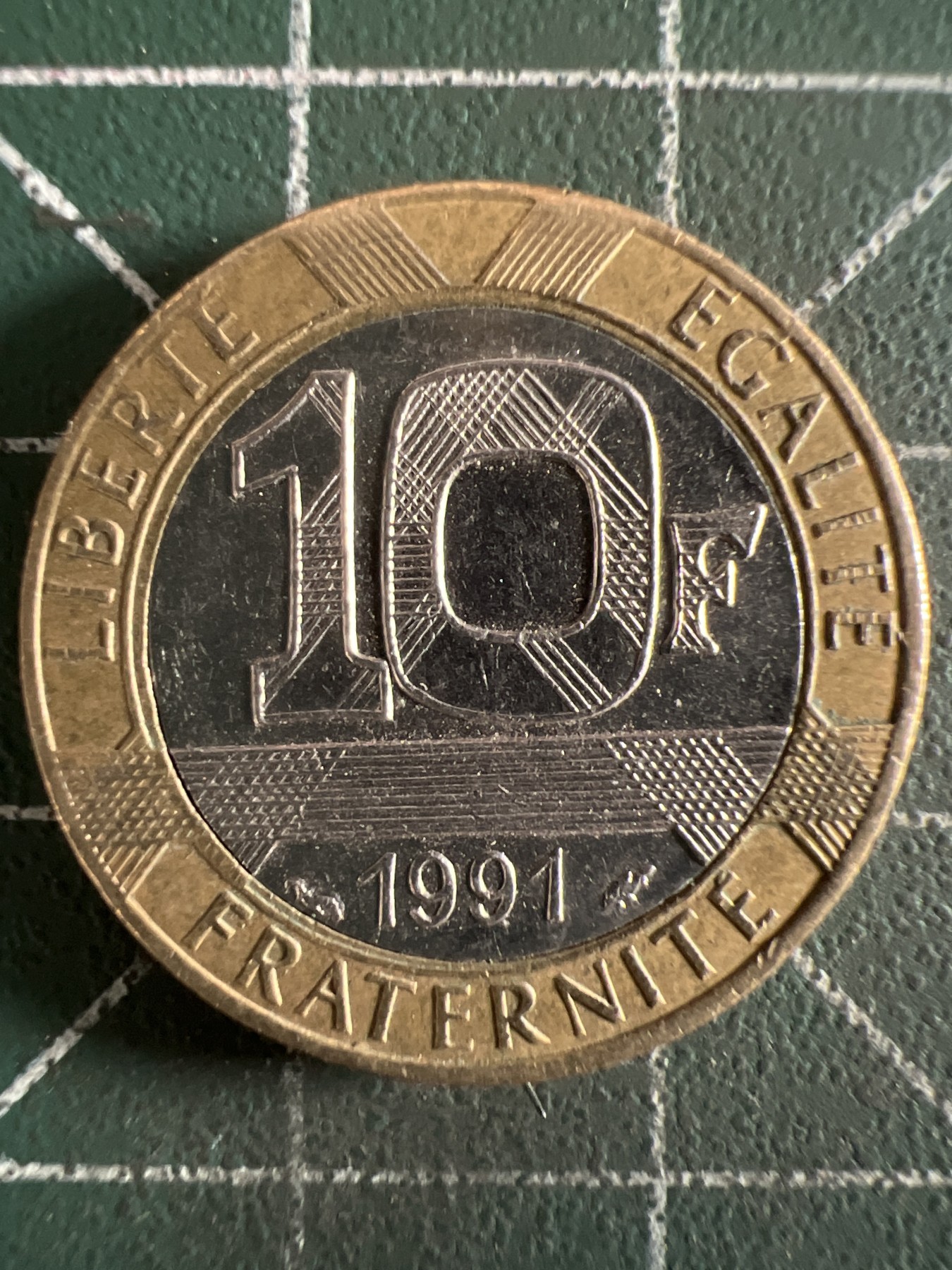 泡泡堂第382期 硬币专场 （无押金，捡漏，全场20包邮，偏远地区除外，接收代拍业务） 法国小飞人纪念币