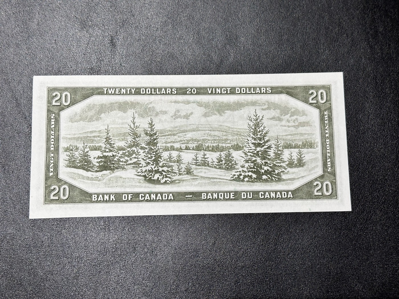 《外钞收藏家》第二百九十二期（连拍第三场） 1954年加拿大20元 全新UNC