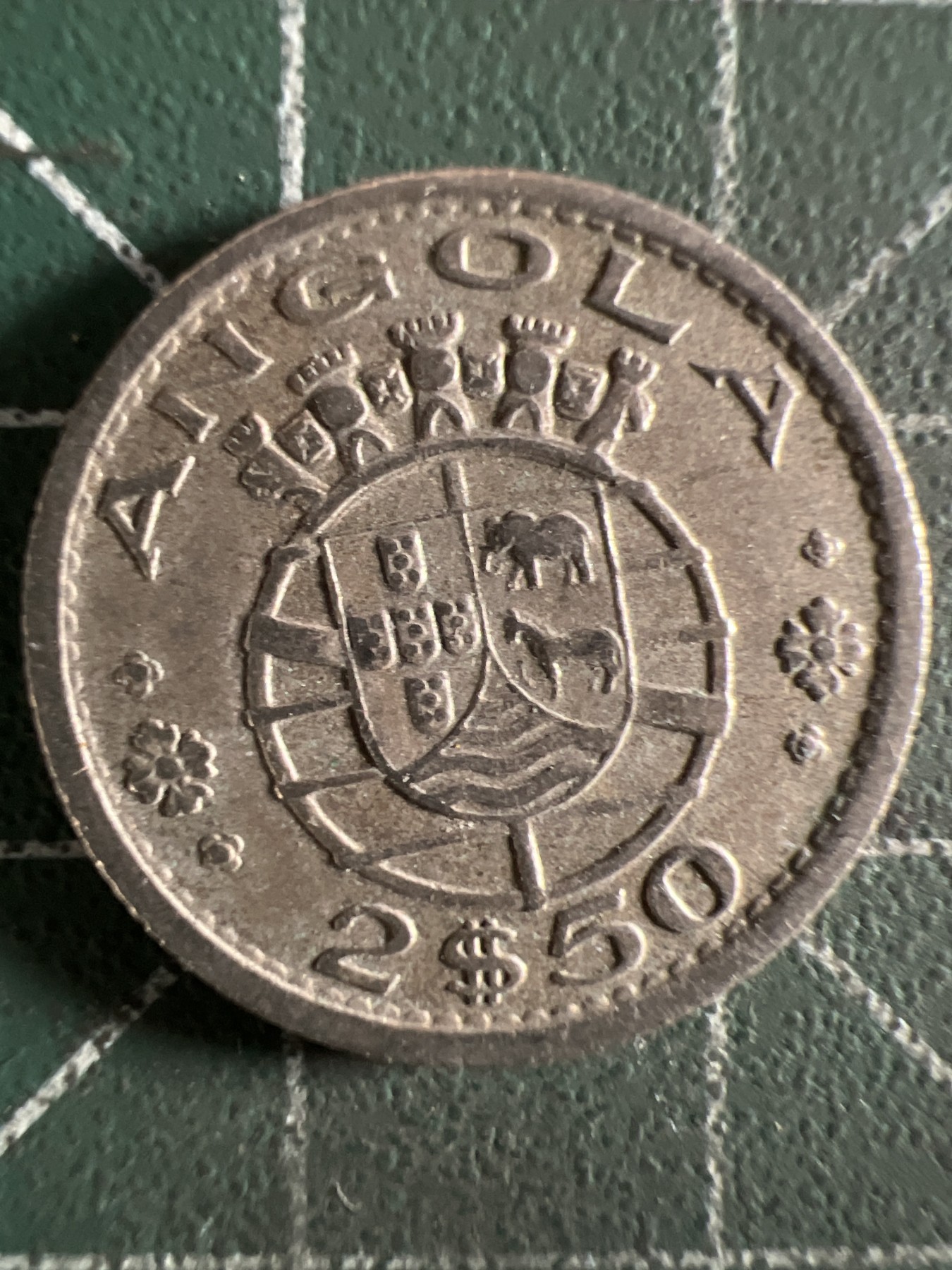 第402期 硬币专场 （无押金，捡漏，全场20包邮，偏远地区除外，接收代拍业务） 葡属安哥拉2.5埃斯库多