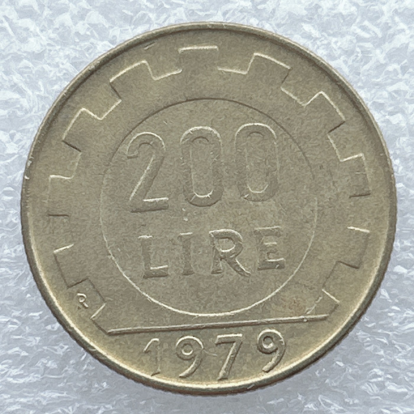 全场一元起拍 世界钱币散币场 第19期 1979年意大利200里拉铜币