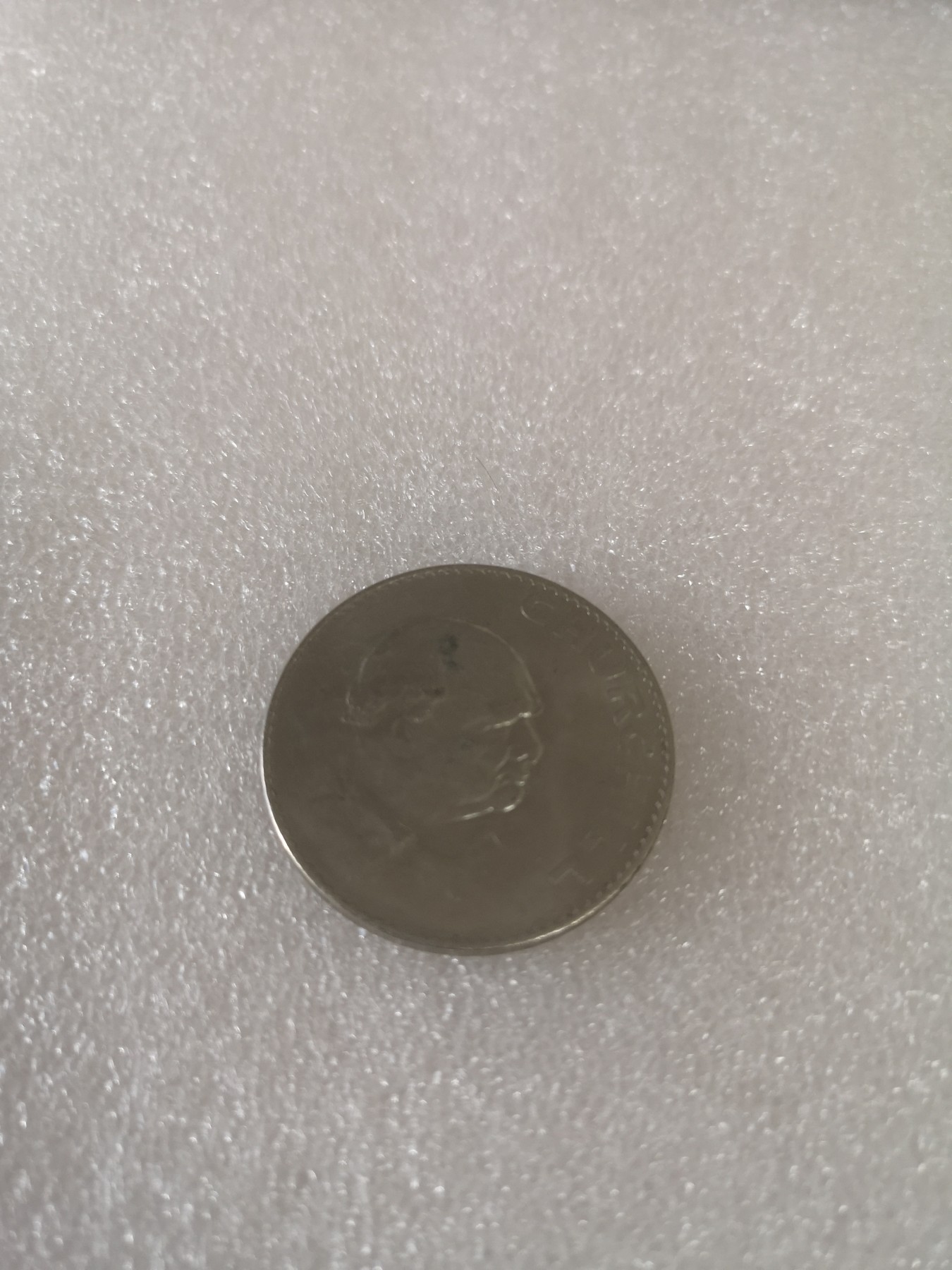 长老汇第33场老银币拍卖 1965英国丘吉尔1克朗镍币