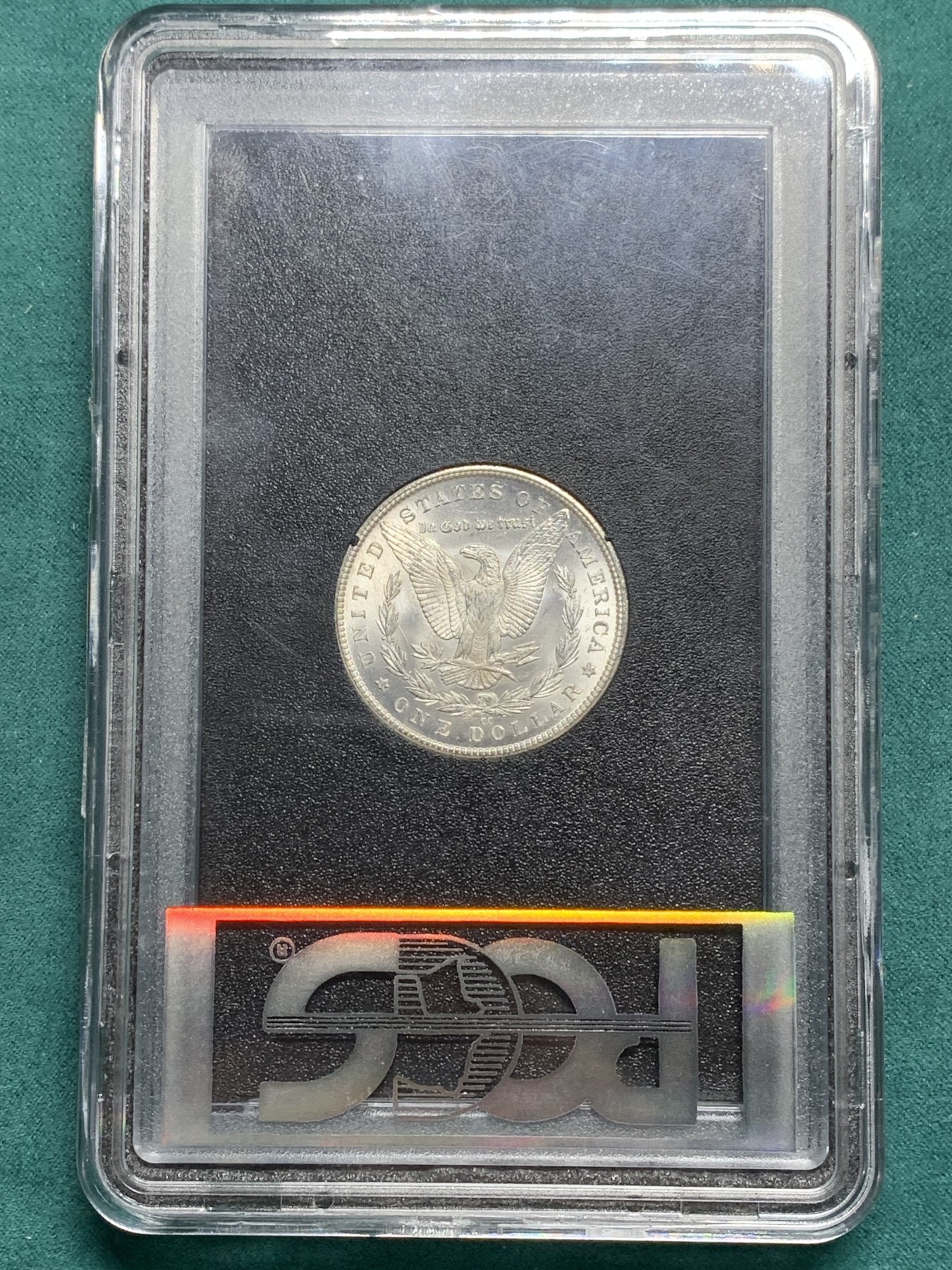 欢迎参加《竞宝斋》为爱冲冲冲 七夕特拍专场 ！第191场 (全场包邮) PCGS-MS64 美国 1884年 CC卡森厂 1美元摩根银币 少见GSA盒xPCGS大盒 摩根党必备