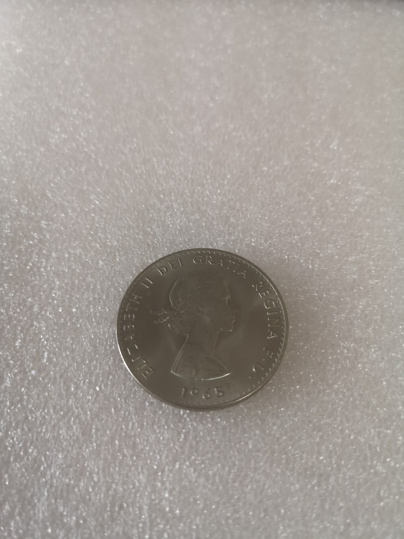 长老汇第33场老银币拍卖 1965英国丘吉尔1克朗镍币